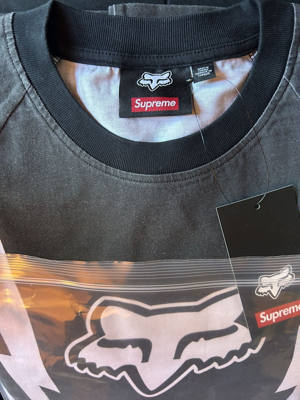 Fox Racing × Supreme Supreme x Fox Racing Black Long Sleeve Size US L / EU 52-54 / 3 - 3 Thumbnail