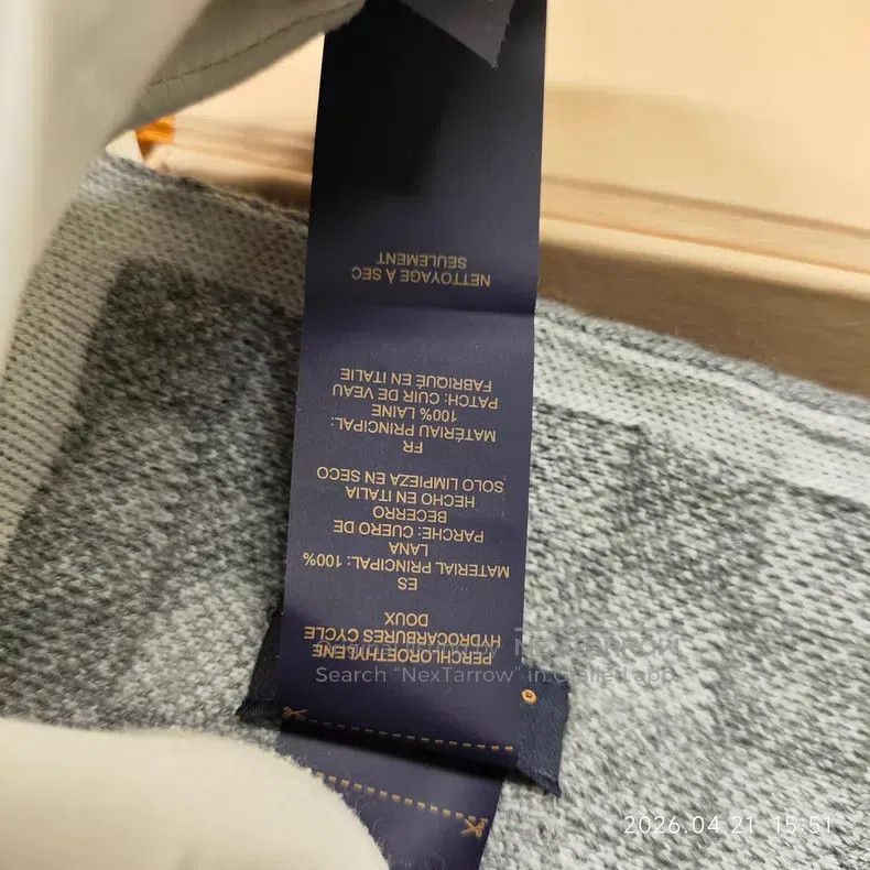Louis Vuitton Louis Vuitton Checkerboard wool scarf Size ONE SIZE - 3 Thumbnail