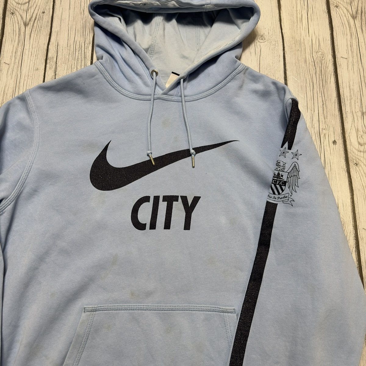 Nike Manchester City hoodie Size US L / EU 52-54 / 3 - 3 Thumbnail