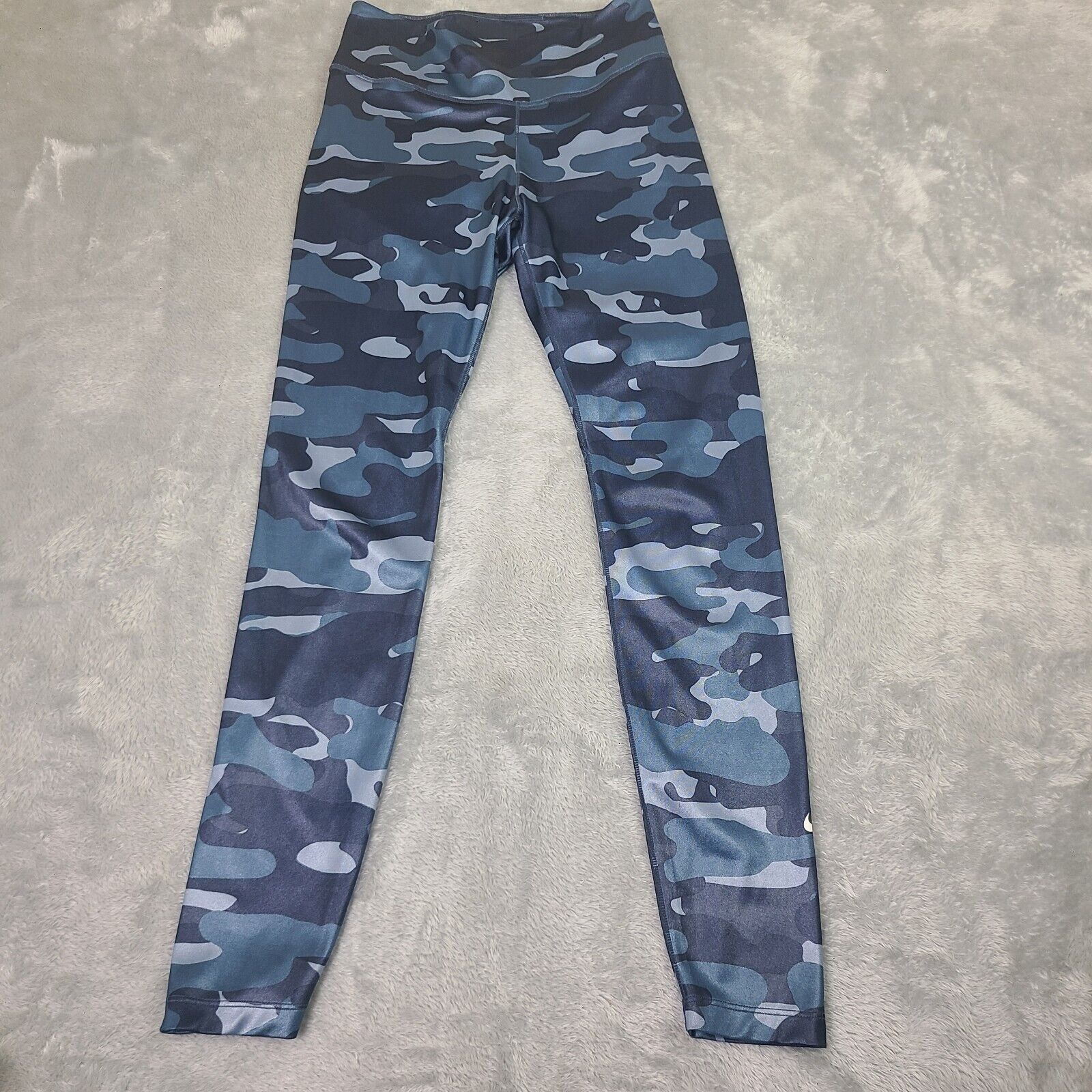 Nike Nike Women's Dry-Fit One Mid-Rise Training Leggings Tight Bl Size 29" - 1 Thumbnail