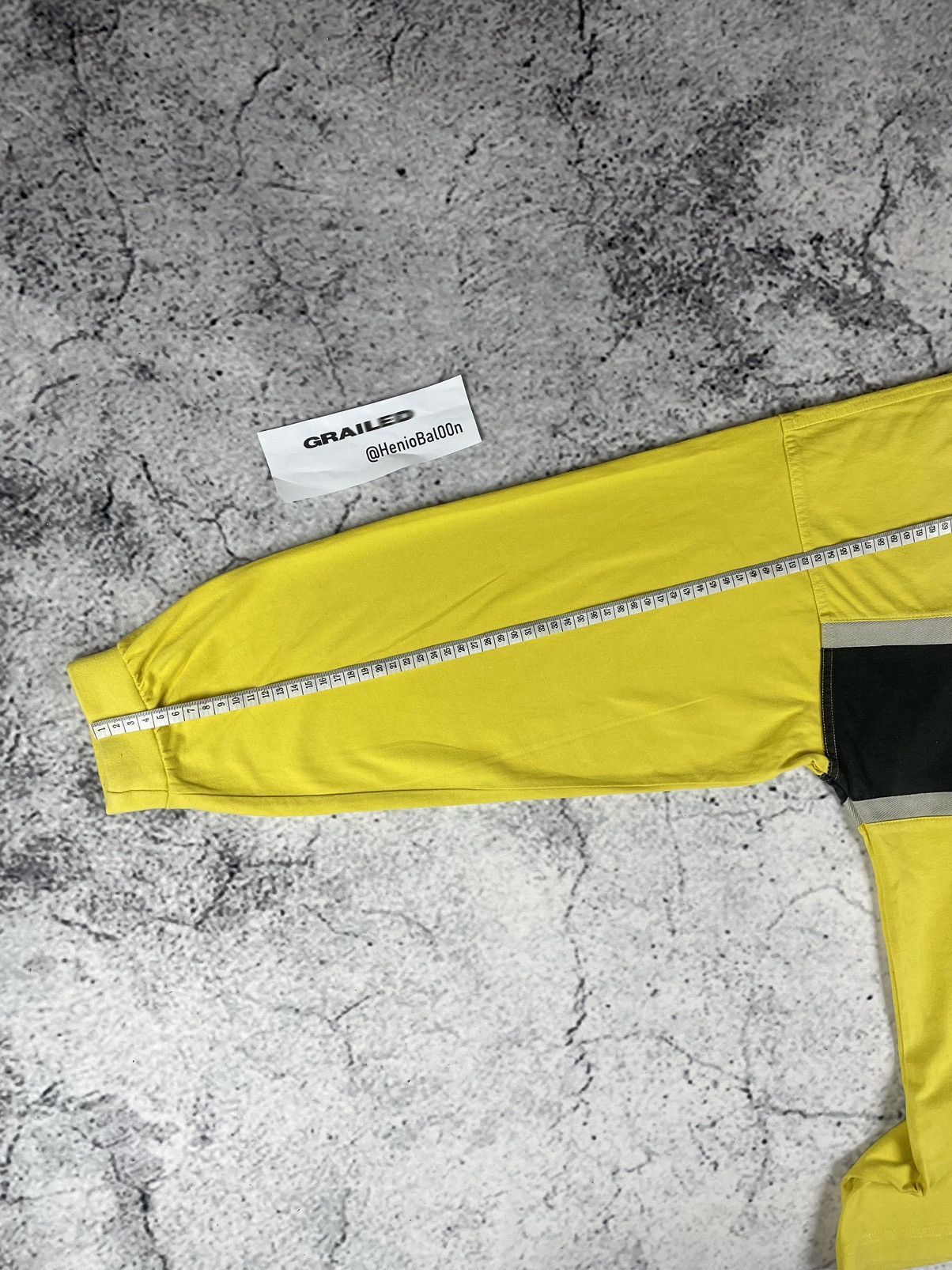Nike Vintage Nike XL Central Swoosh Rugby Sweatshirt Yellow Size US XL / EU 56 / 4 - 7 Thumbnail