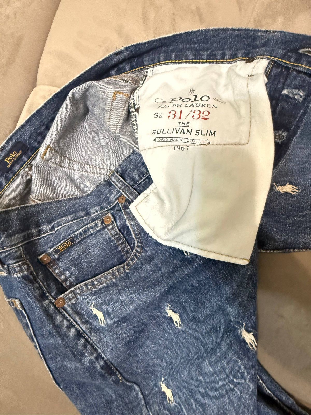 Polo Ralph Lauren Polo Ralph Lauren Denim Slim Jeans Size US 32 / EU 48 - 4 Thumbnail