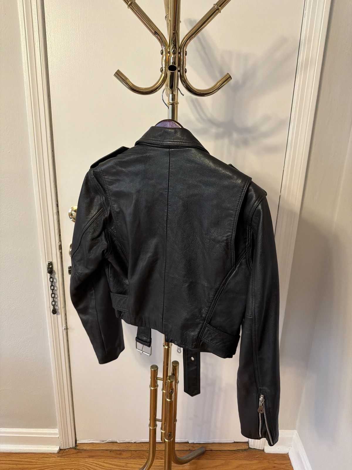 Vintage Vintage Avanti Leather Biker Jacket Size M / US 6-8 / IT 42-44 - 2 Thumbnail