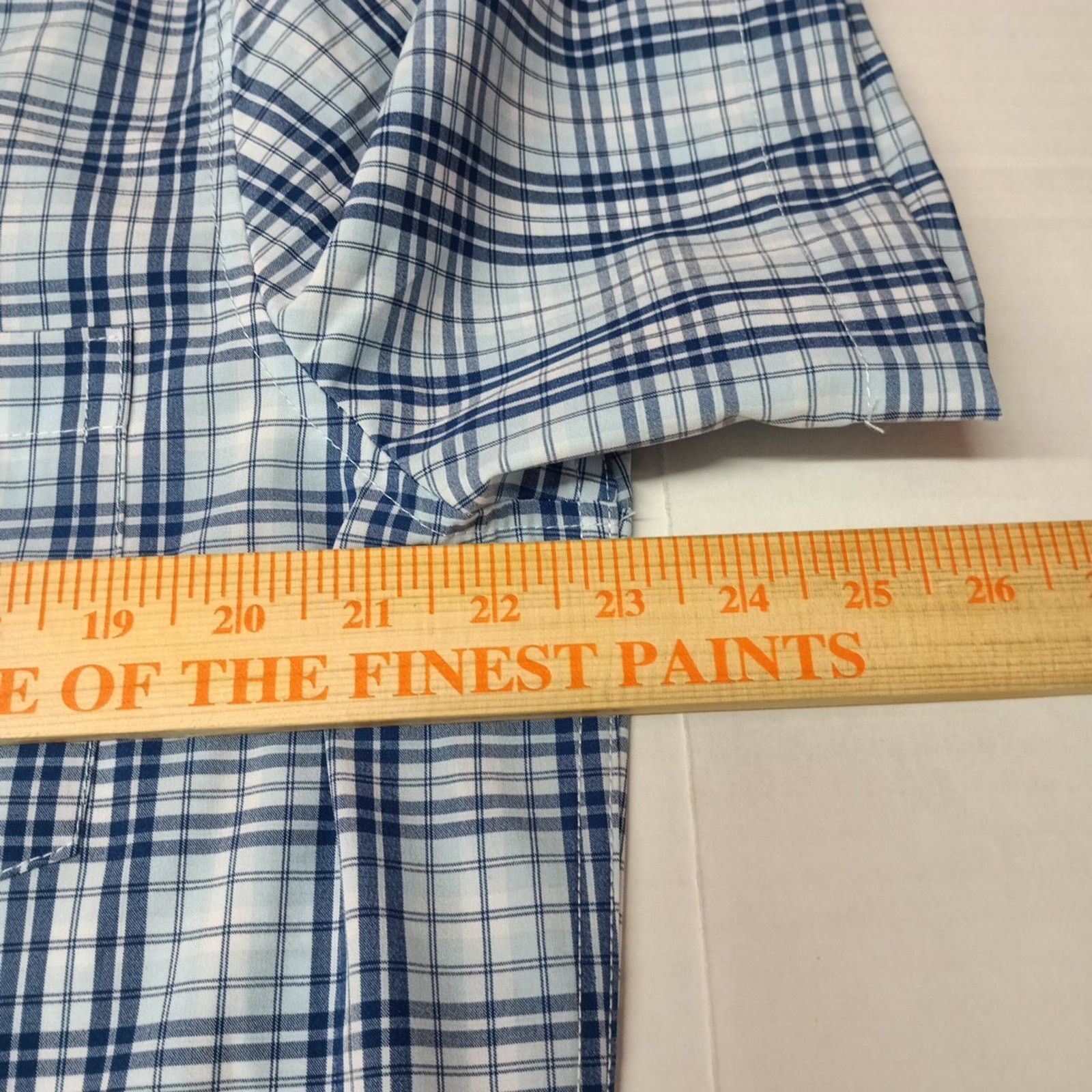 Chaps Chaps Woven Shirt Men's Size M Sky Blue Stretch UPF 50 Size US M / EU 48-50 / 2 - 5 Thumbnail