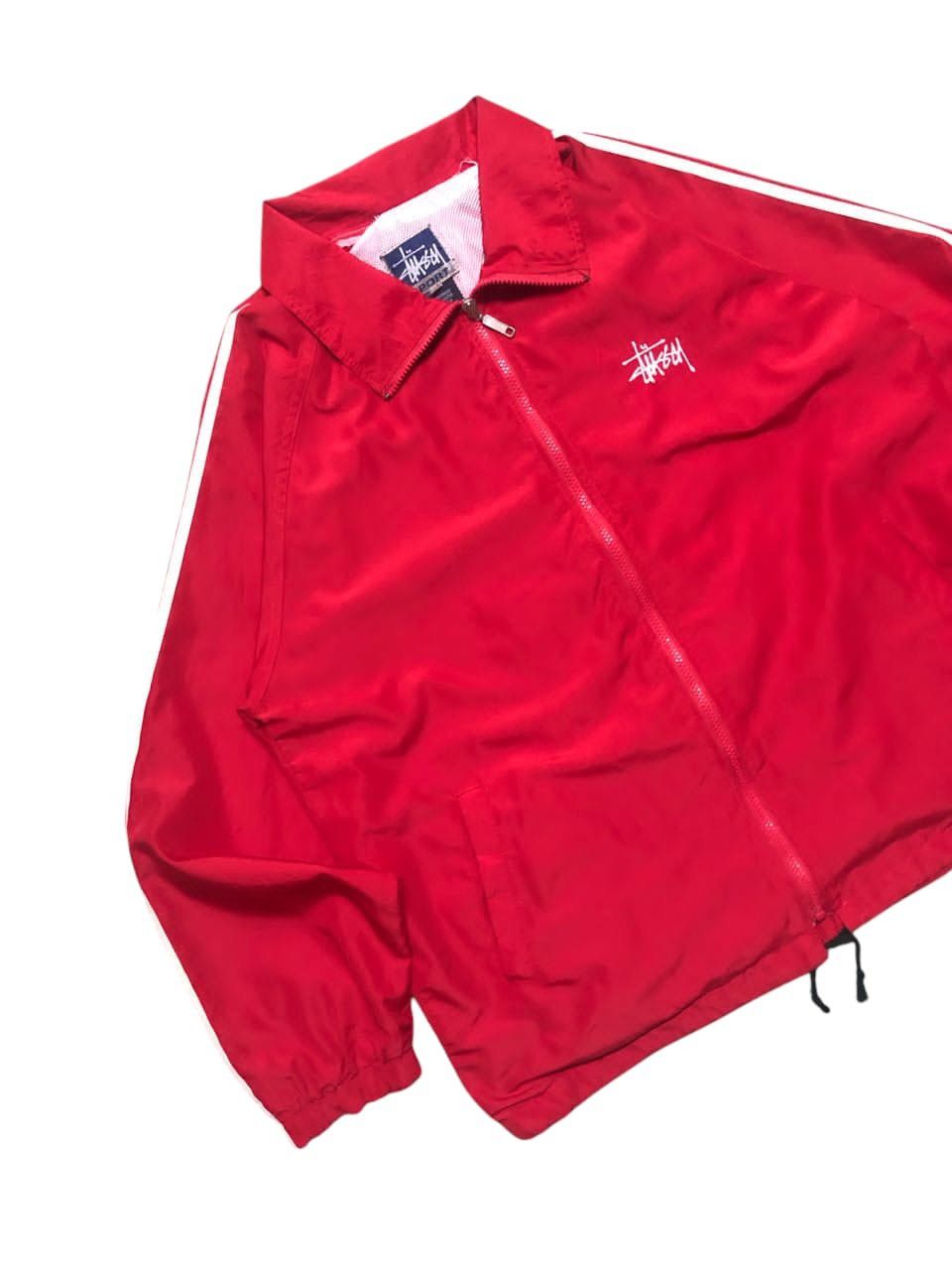 Stussy VINTAGE STUSSY SPORT RED LIGHT ZIPPER JACKET MESH LINING Size US L / EU 52-54 / 3 - 5 Thumbnail