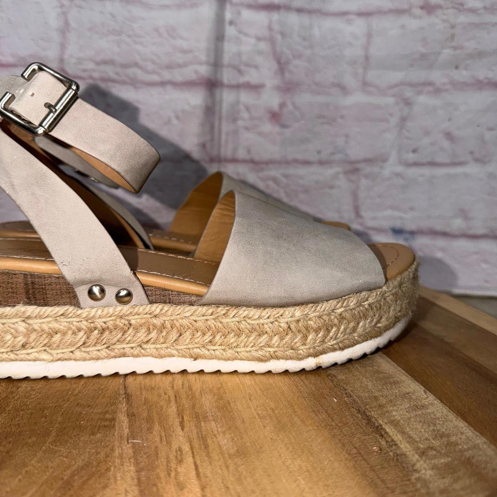 Scotch & Soda Soda Women's Espadrille Platform Sandals Size 7 Size US 7 / IT 37 - 3 Thumbnail