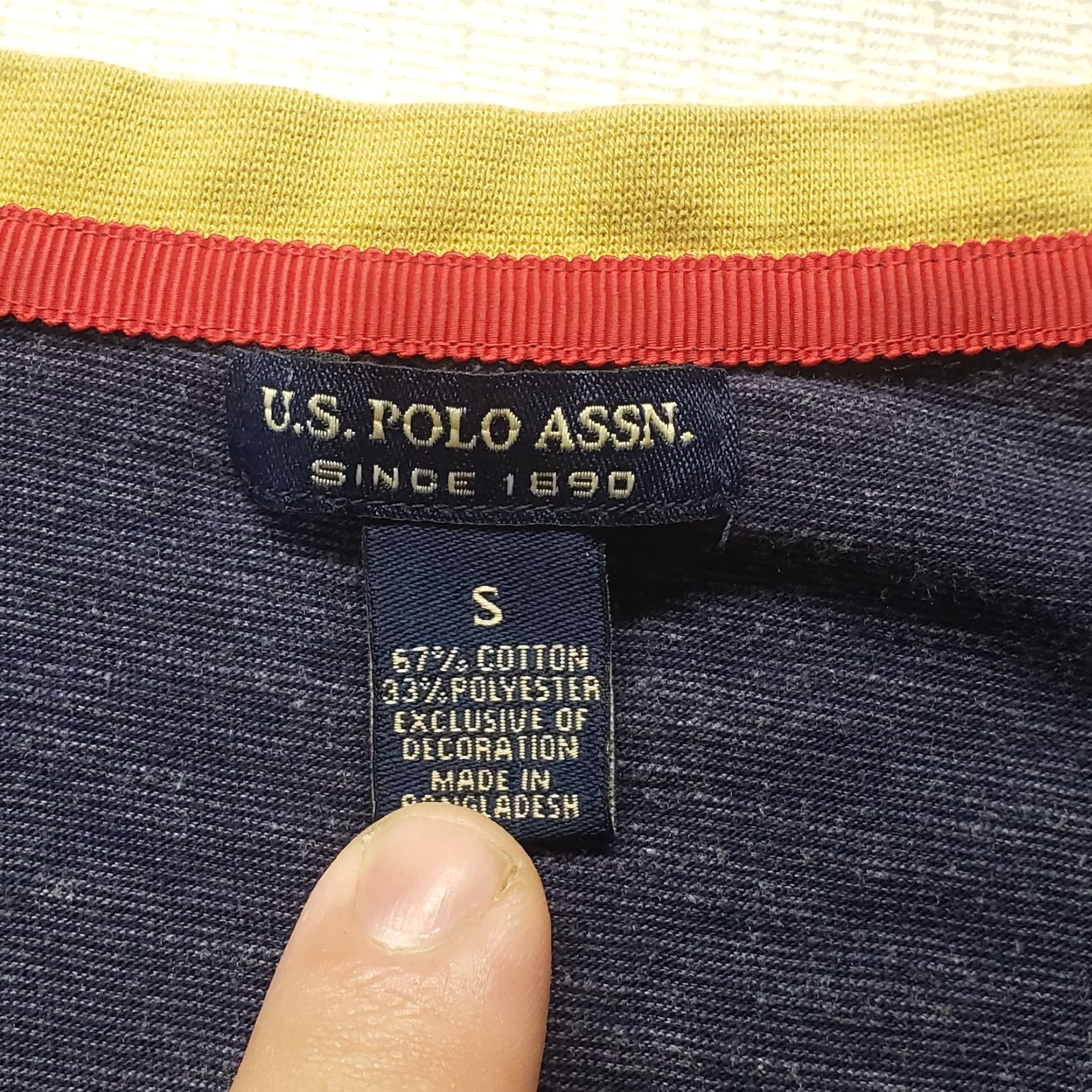 U.S. Polo Assn. VINTAGE U.S. Polo Assn. Shirt Adult Small Gray Short Sleeve Tee T-Shirt Womens Size S / US 4 / IT 40 - 3 Thumbnail