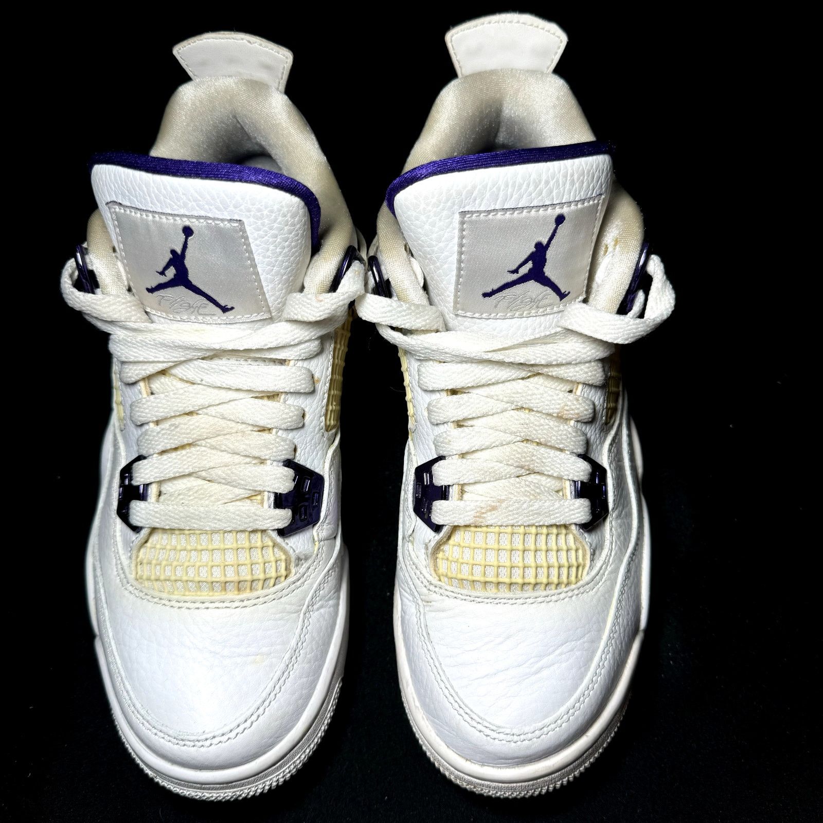 Jordan Brand × Nike Size 5 - Air Jordan 4 Retro GS Purple Metallic Men's Shoes Size US 5 / EU 37 - 4 Thumbnail