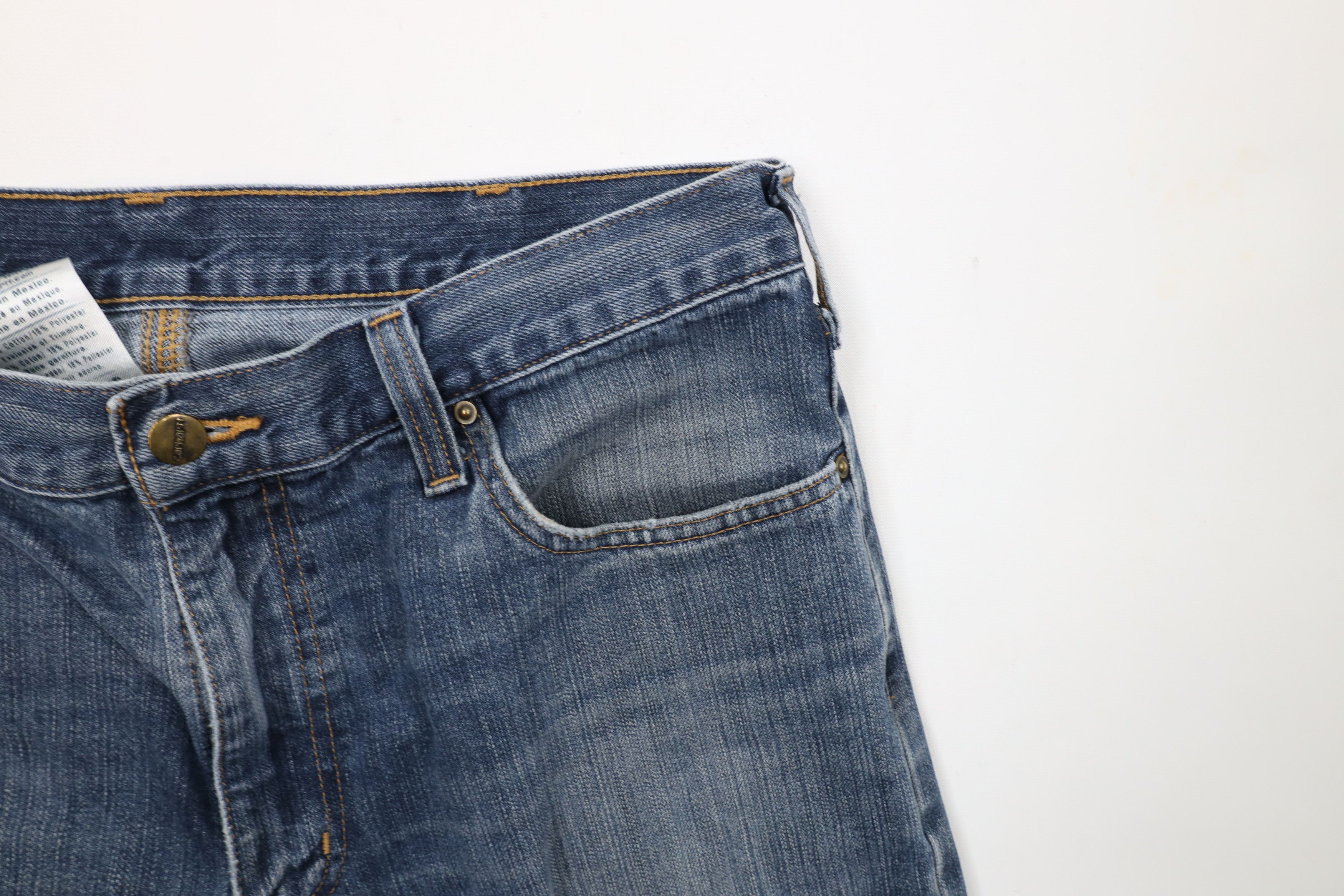 Carhartt × Vintage Vintage Y2K Carhartt Relaxed Fit Dungaree Denim Jeans Blue Size US 36 / EU 52 - 9 Thumbnail