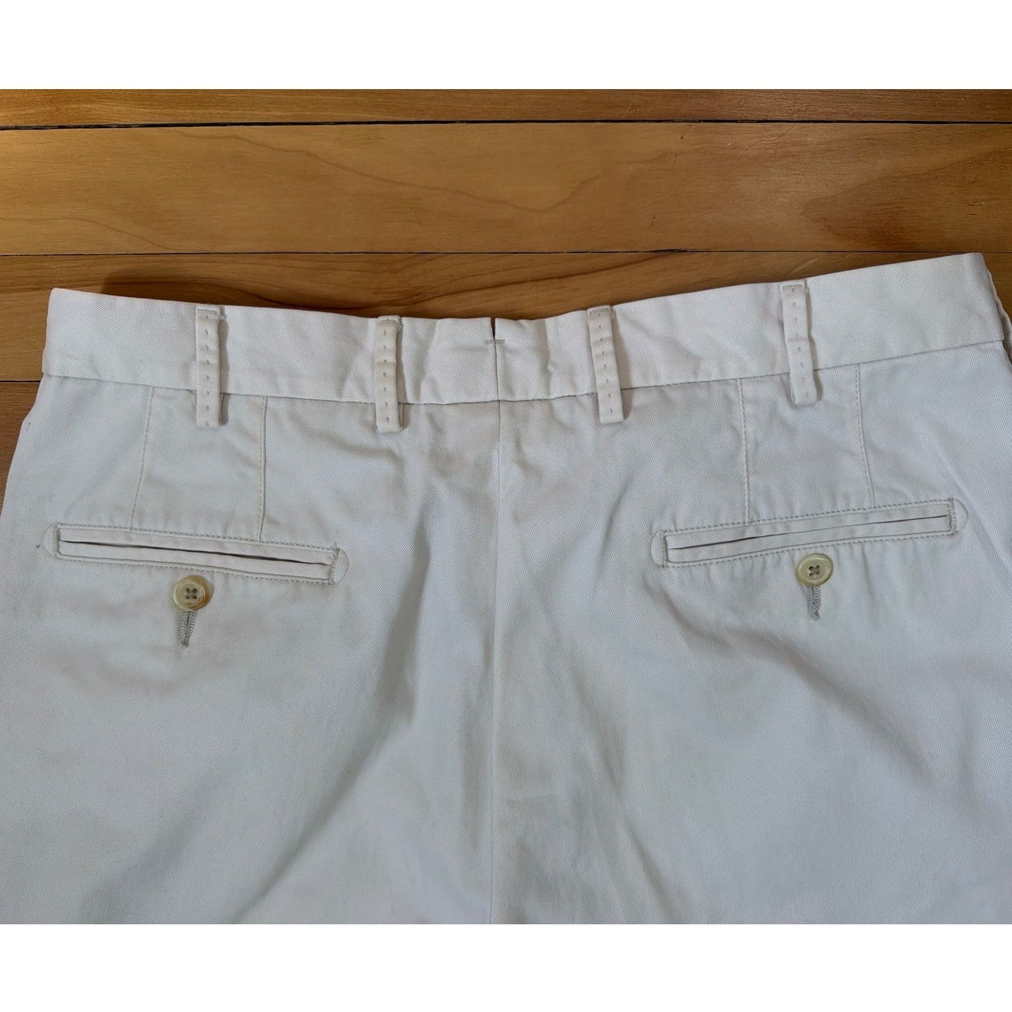 Peter Millar Peter Millar Size 34 White Straight Leg Trousers Size US 34 / EU 50 - 6 Thumbnail