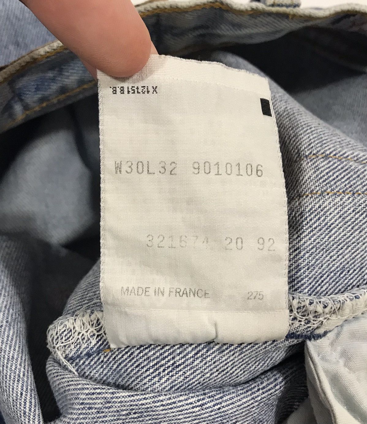 Levi's Vintage Denim Levi's 901 Made In France Jeans Size US 30 / EU 46 - 9 Thumbnail