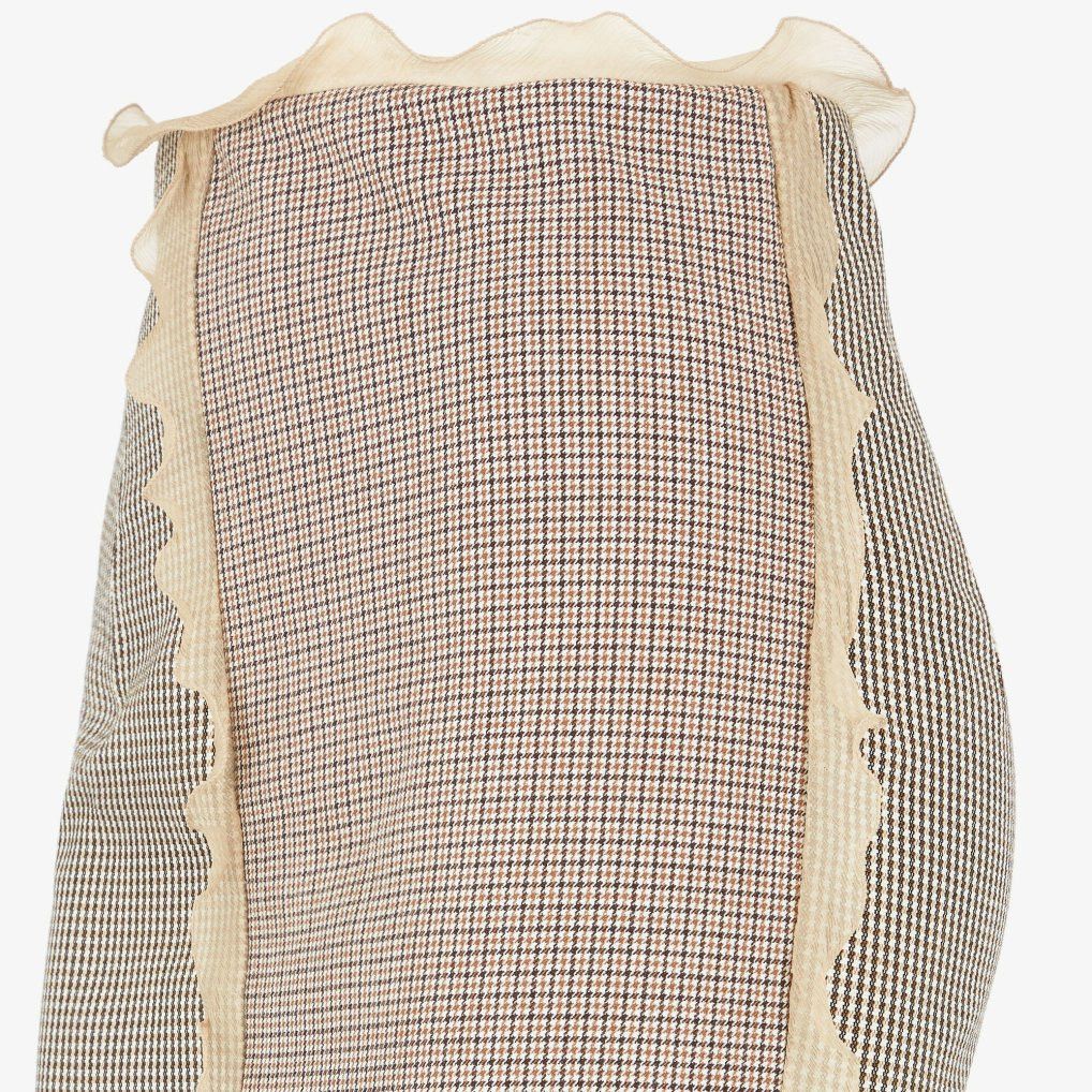 Fendi o1loc1c0824 Skirt in Beige Size 27" / US 4 / IT 40 - 3 Thumbnail