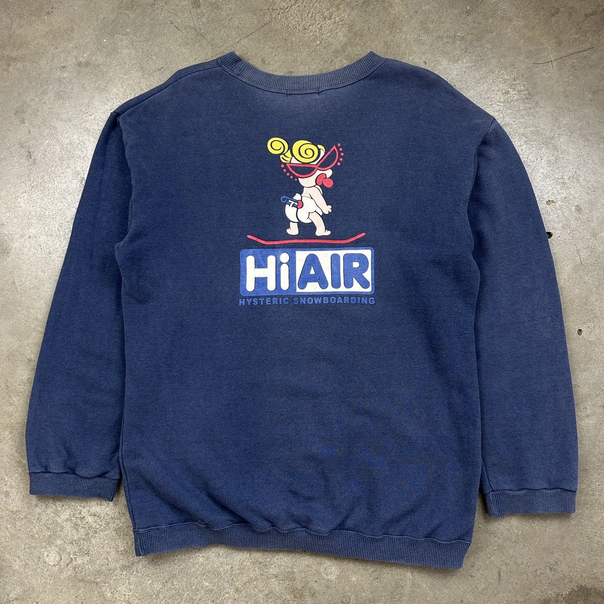 Hysteric Glamour × Japanese Brand × Vintage 1980-90s Hysteric Mini - Baby Diaper Sweatshirt Size US XL / EU 56 / 4 - 18 Thumbnail