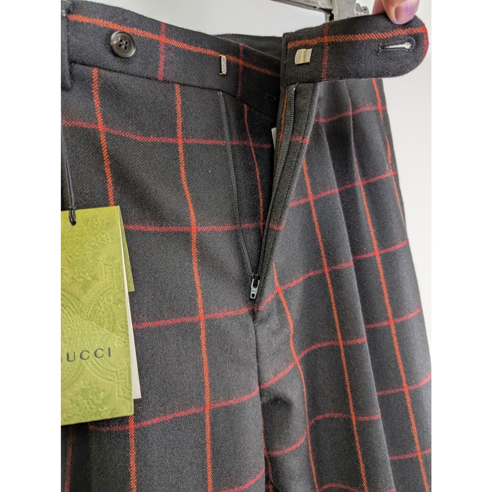 Gucci o1rshd1 Checked Dress Pant in Multicolor Size US 36 / EU 52 - 7 Thumbnail