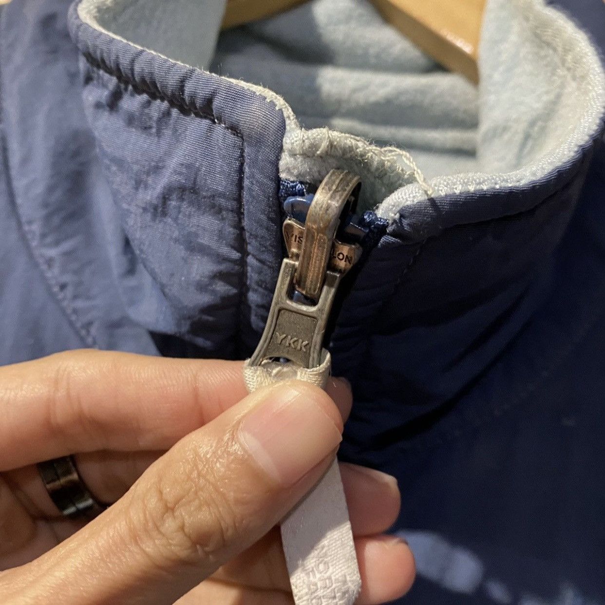 The North Face × Vintage Vintage the North Face Denali Jacket baby blue womens medium Size M / US 6-8 / IT 42-44 - 6 Thumbnail
