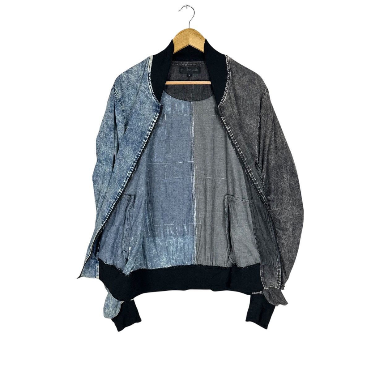 In The Attic IN THE ATTIC TWO TONES BOMBER JACKET Size L / US 10 / IT 46 - 11 Thumbnail