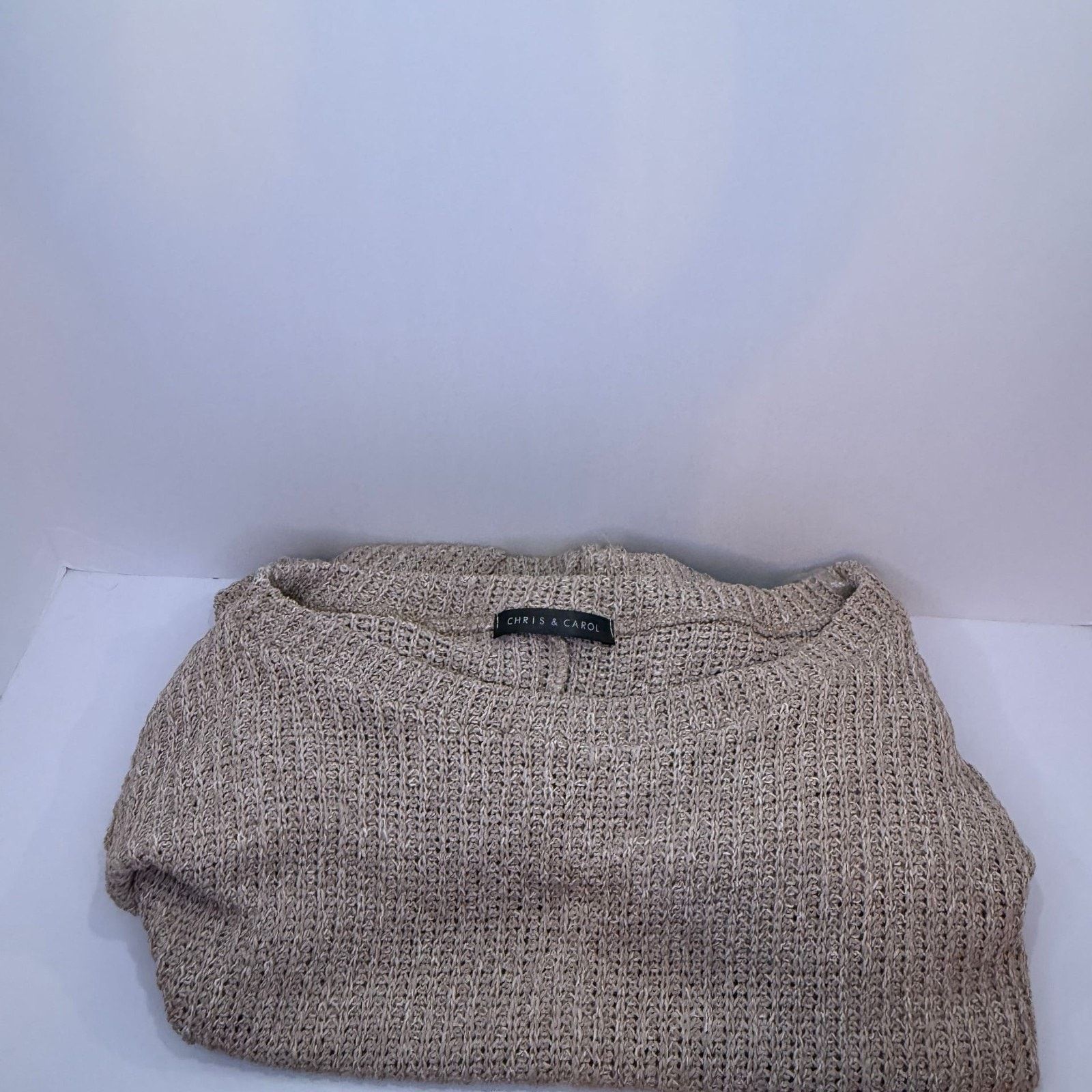 & Other Stories Chris & Carol Light Purple Open Knit Relaxed Sweater Women Size 3XL / US 20-22 - 7 Thumbnail