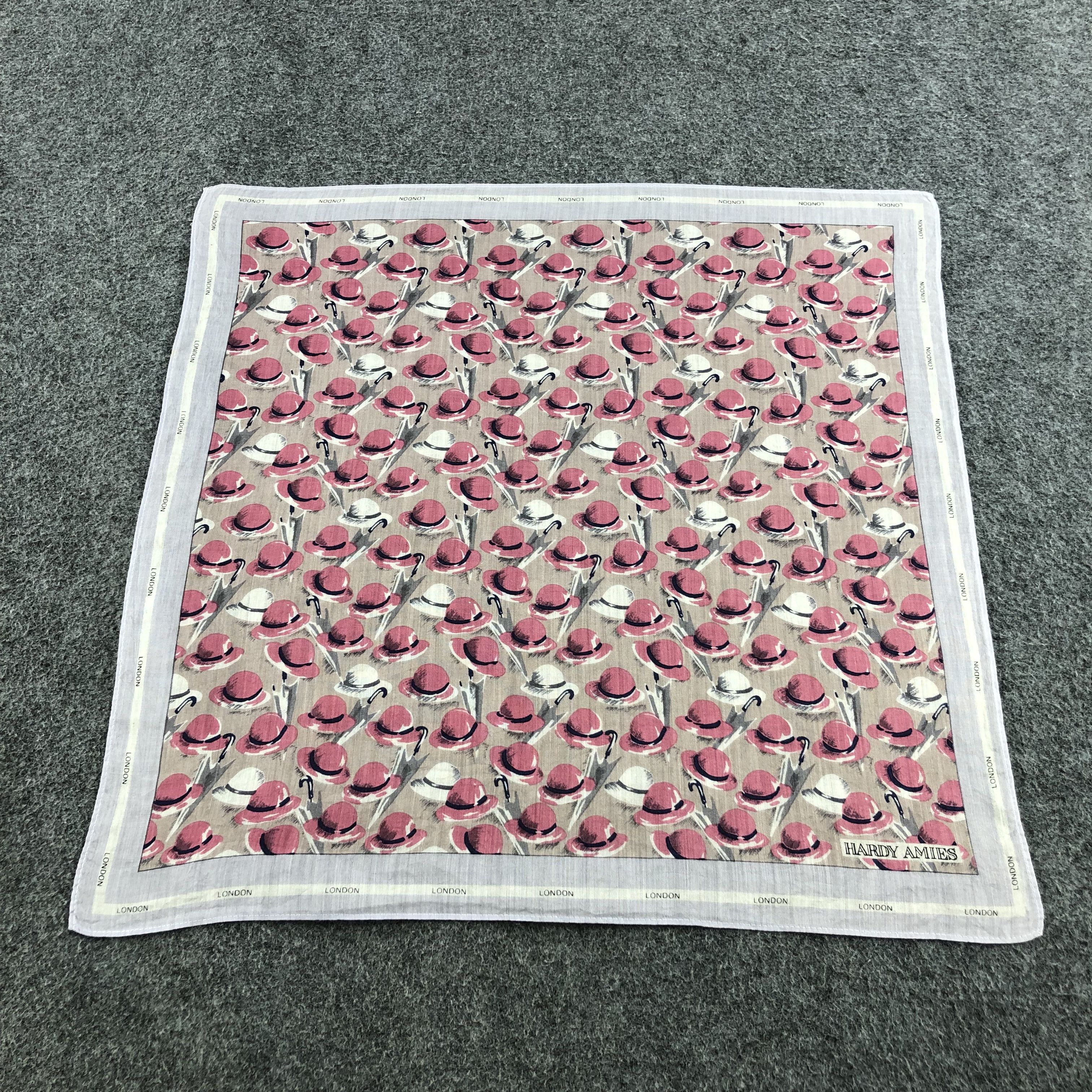 Hardy Amies × Vintage Hardy Amies Handkerchief Neckerchief Bandana H1394 Size ONE SIZE - 2 Thumbnail