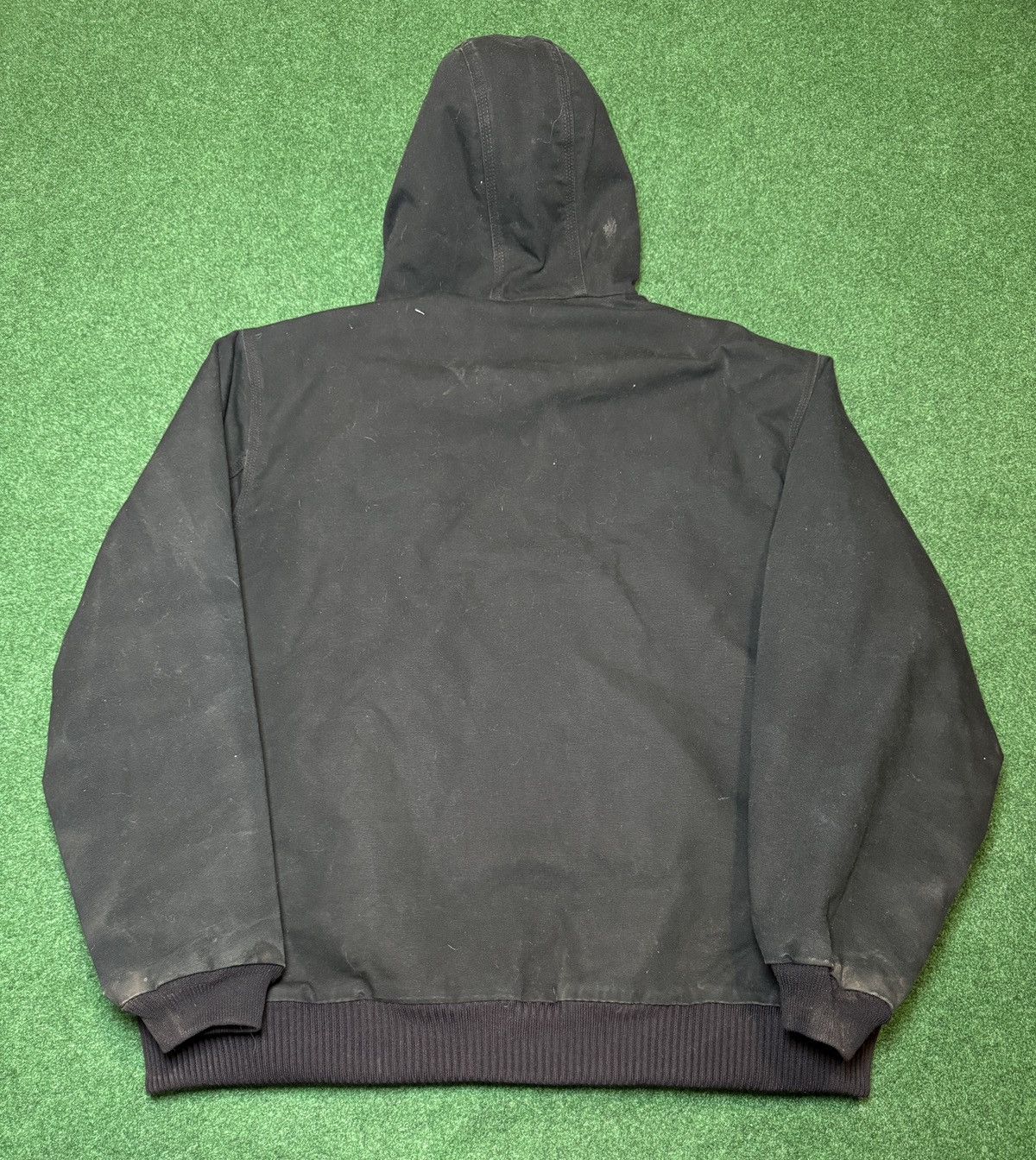 Carhartt × Vintage Vintage 90s Carhartt Quick Duck Black Detroit J01 J97 Jacket Size US XXL / EU 58 / 5 - 2 Thumbnail