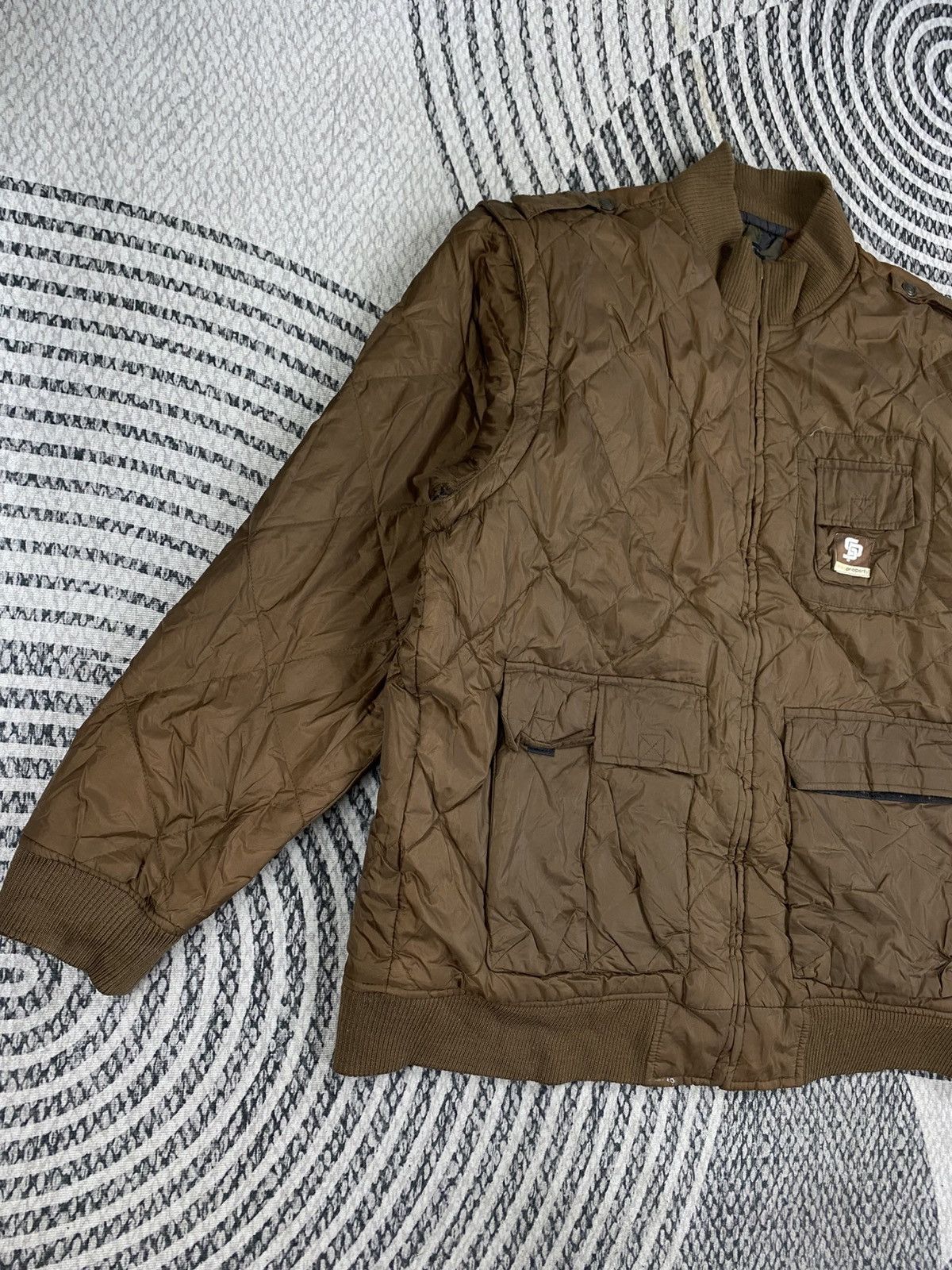 Japanese Brand Vtg State Property Camouflage Reversible Jacket Size US L / EU 52-54 / 3 - 7 Thumbnail
