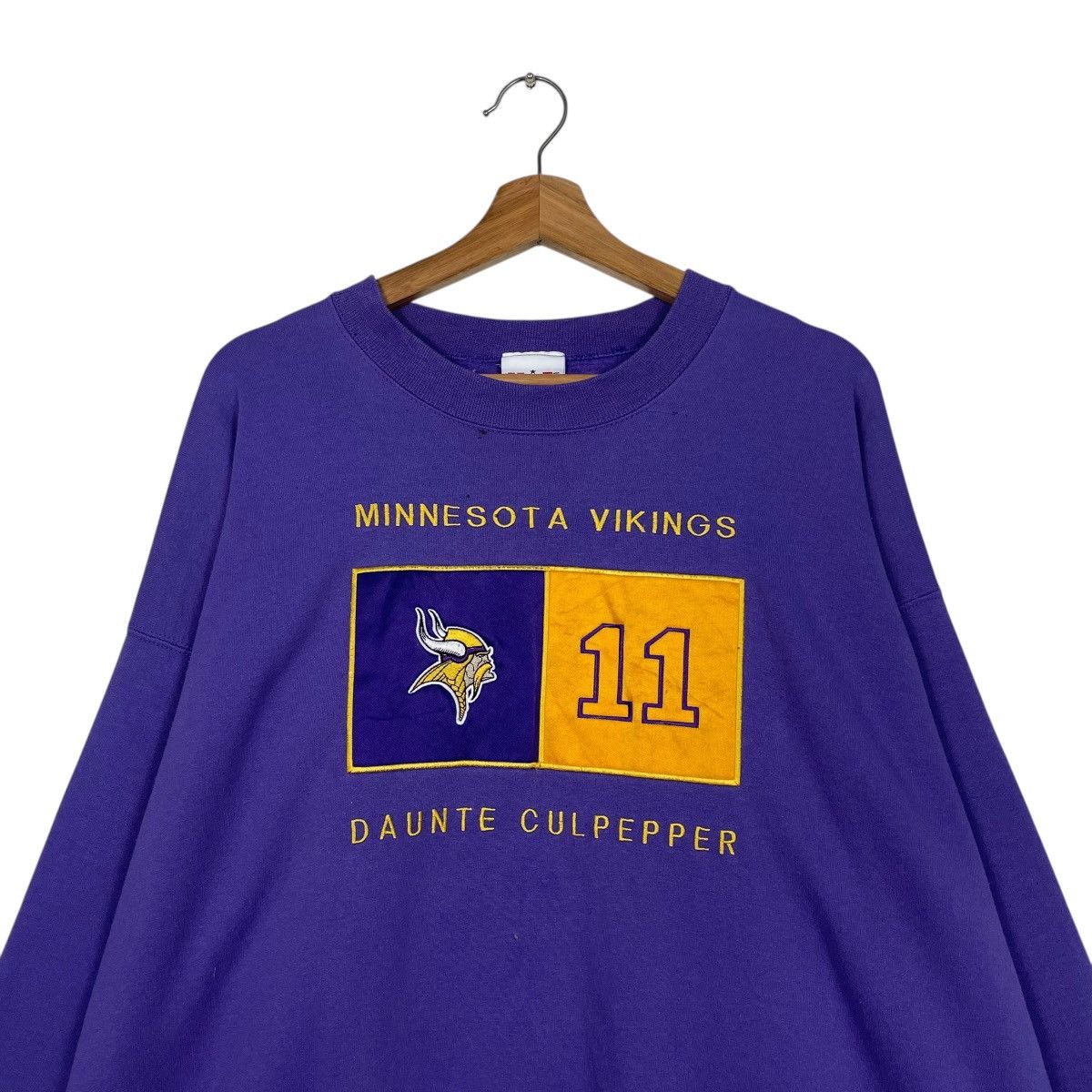 Vintage Vintage 80s NFL Minnesota Vikings Sweatshirt Size US XL / EU 56 / 4 - 2 Thumbnail