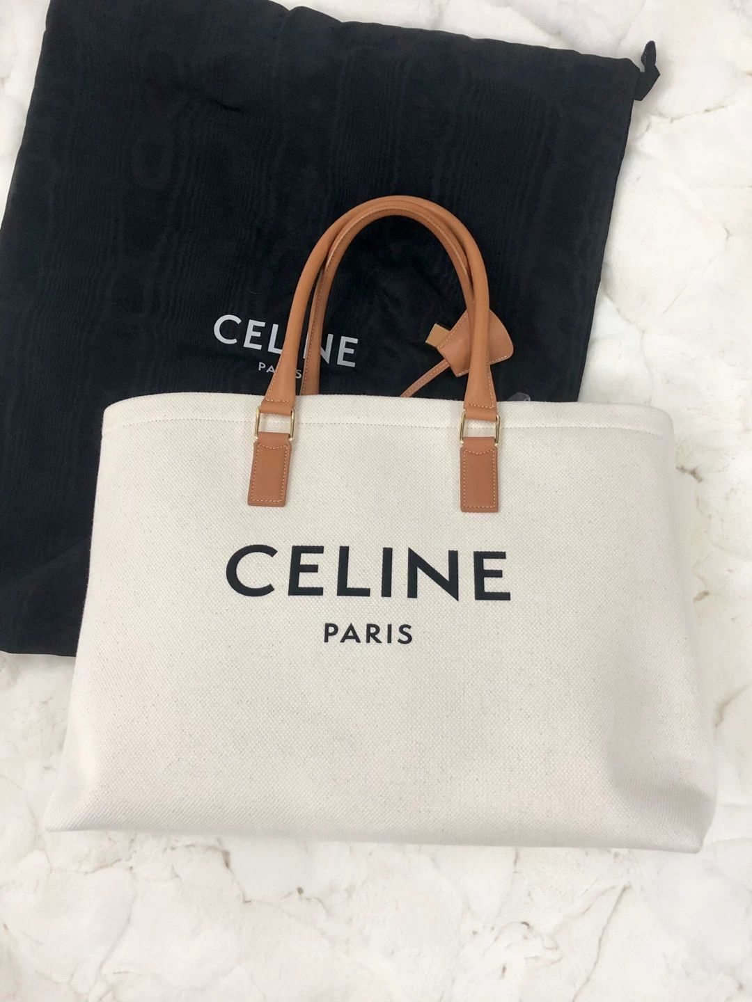 Celine Celine 20AW Canvas Tote Bag Size ONE SIZE - 1 Thumbnail