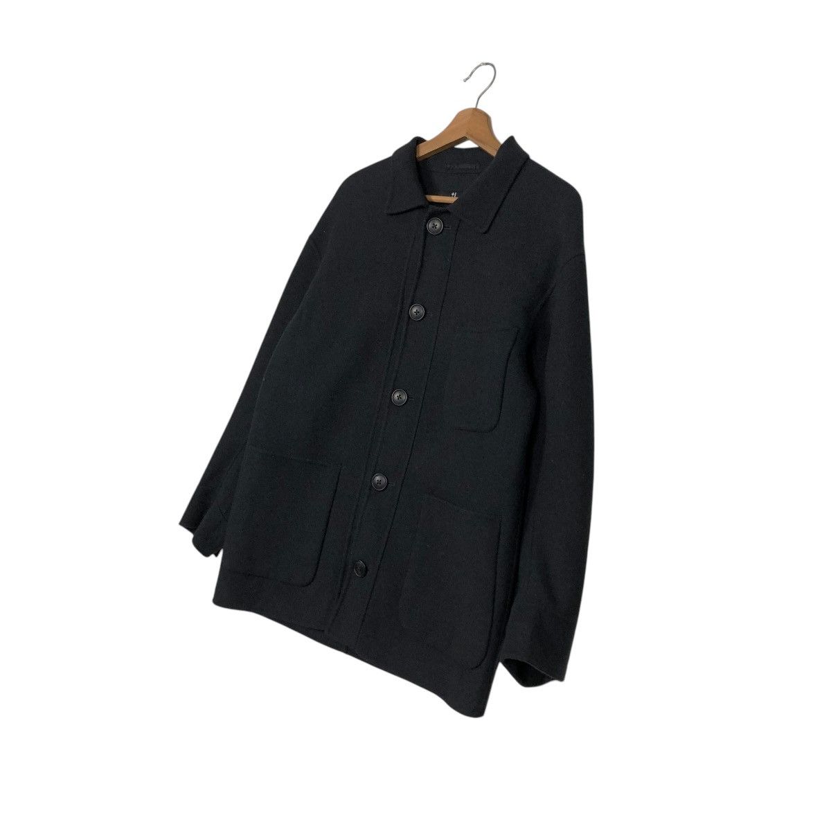 Jil Sander 🔥VINTAGE CHORE JACKET RICH BLACK J+ JILL SANDER UNIQLO Size US XS / EU 42 / 0 - 4 Thumbnail