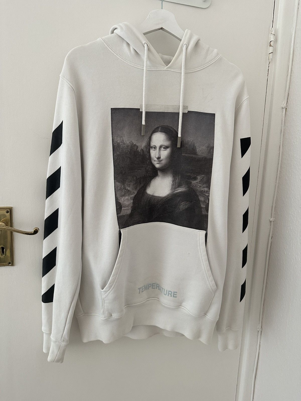 Off white mona lisa white clearance hoodie