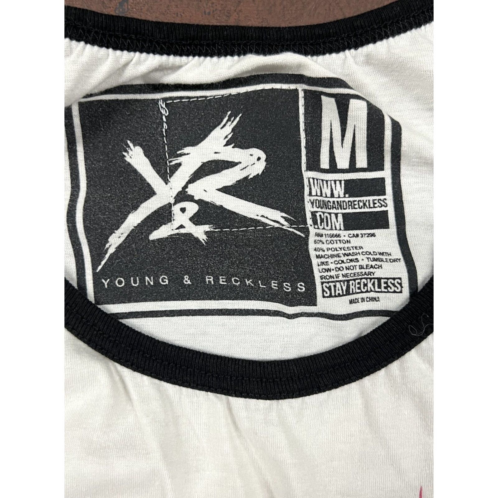 Etro Young & Reckless Tank Top Medium White Graphic Print Retro T-Shirt Mens M Size US M / EU 48-50 / 2 - 5 Thumbnail