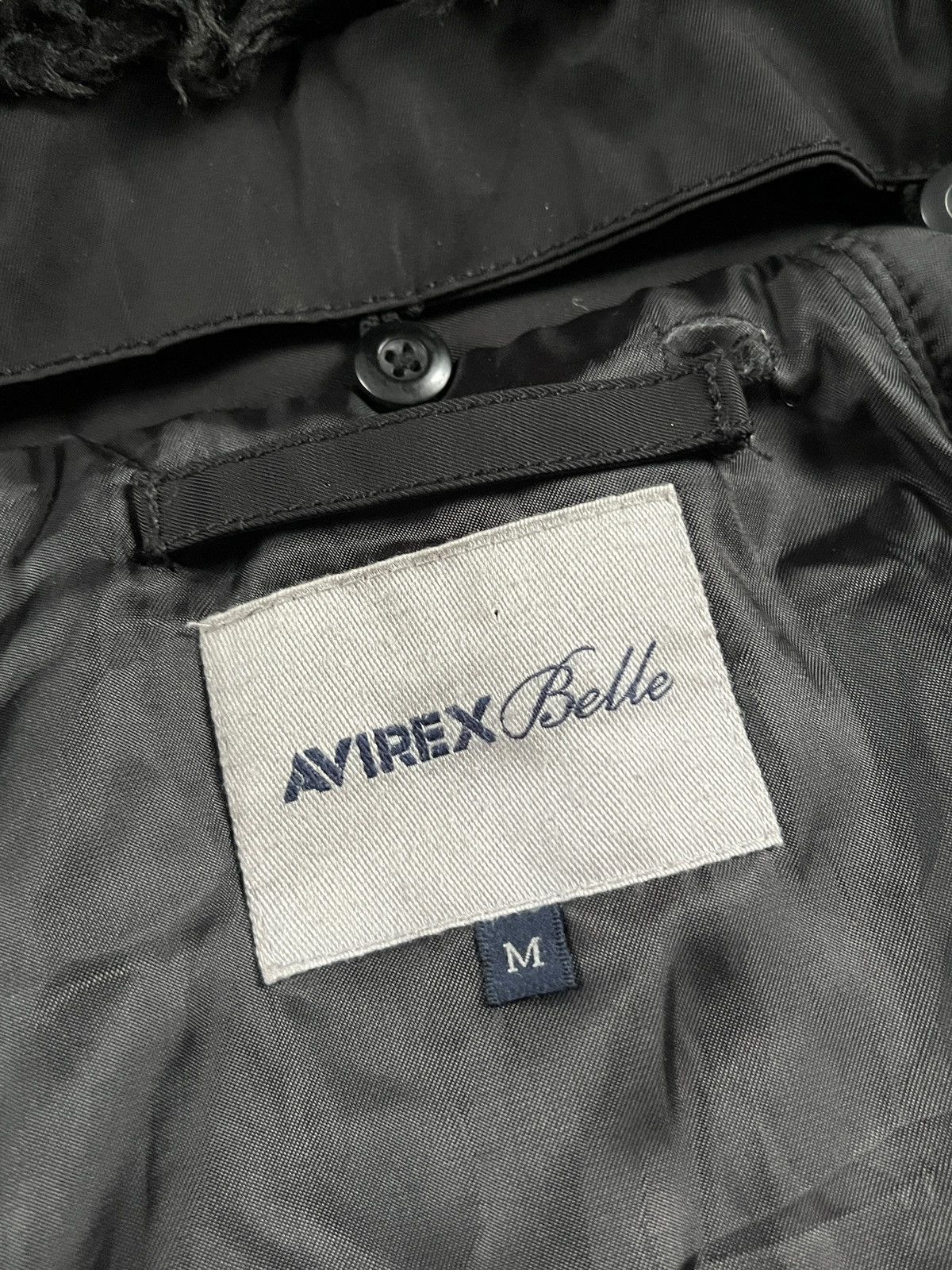 Avirex Avirex Belle Fur Collar Bomber Jacket Size M / US 6-8 / IT 42-44 - 14 Thumbnail