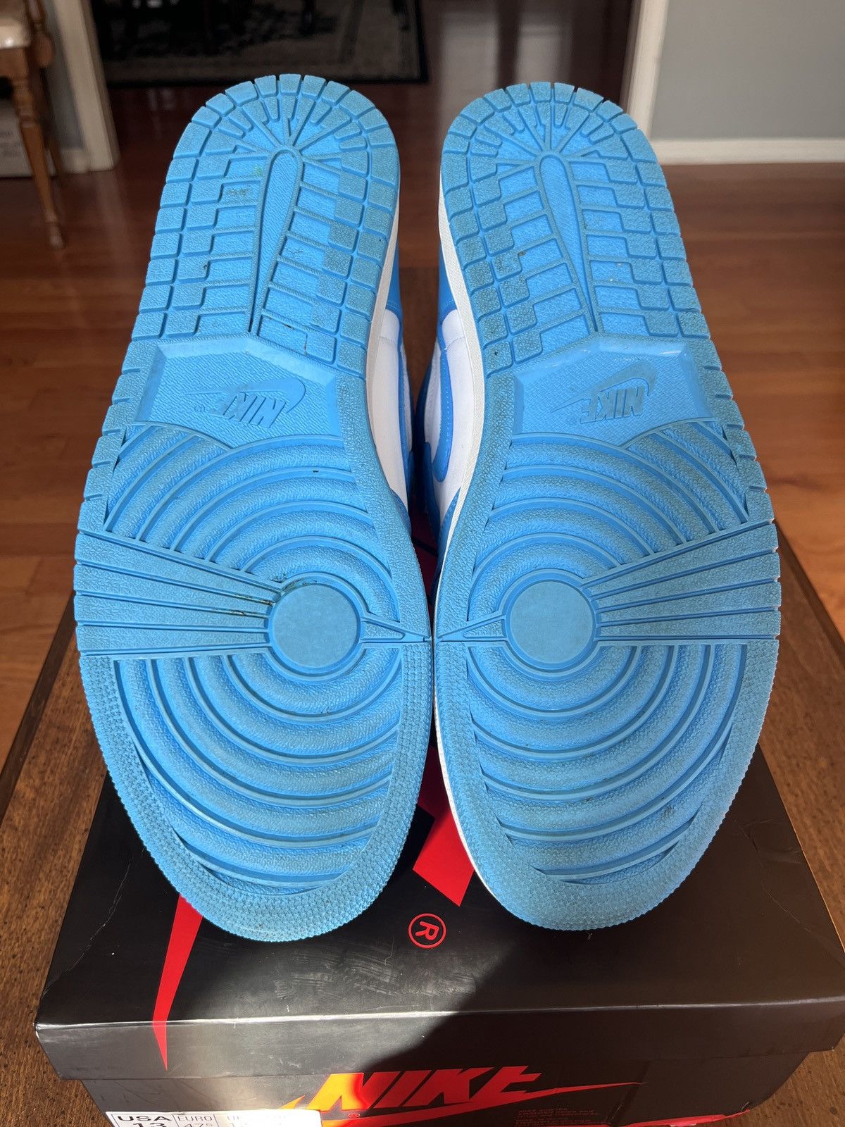 Jordan Brand × Nike Air Jordan 1 UNC Size US 13 / EU 46 - 6 Thumbnail