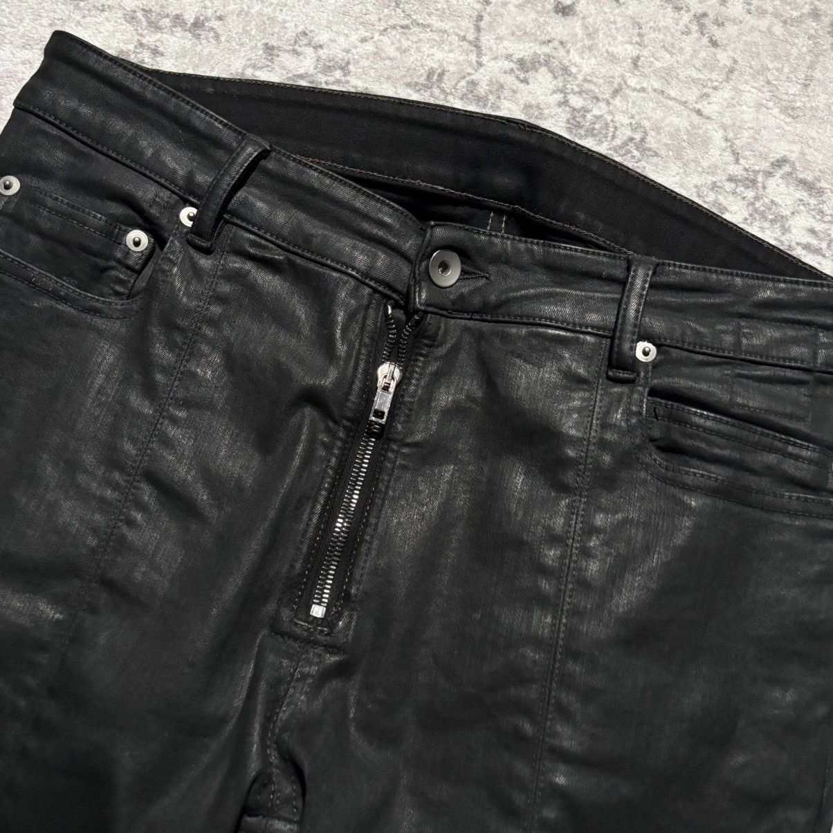 Rick Owens Drkshdw Rick Owens DRKSDHW SBW Heavy Waxed Tyrone Slit Cut Jeans Size US 32 / EU 48 - 5 Thumbnail