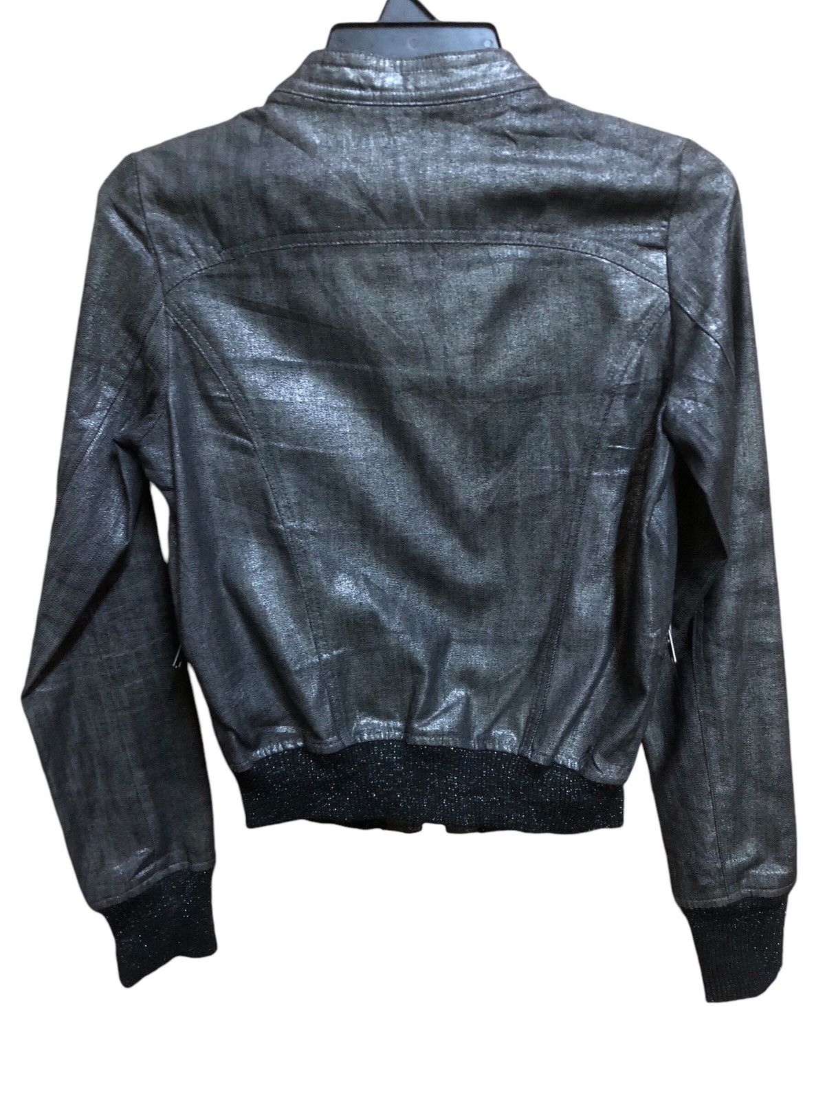 Japanese Brand Swordfish Metallic Biker Punk Cropped Jacket Size S / US 4 / IT 40 - 2 Thumbnail