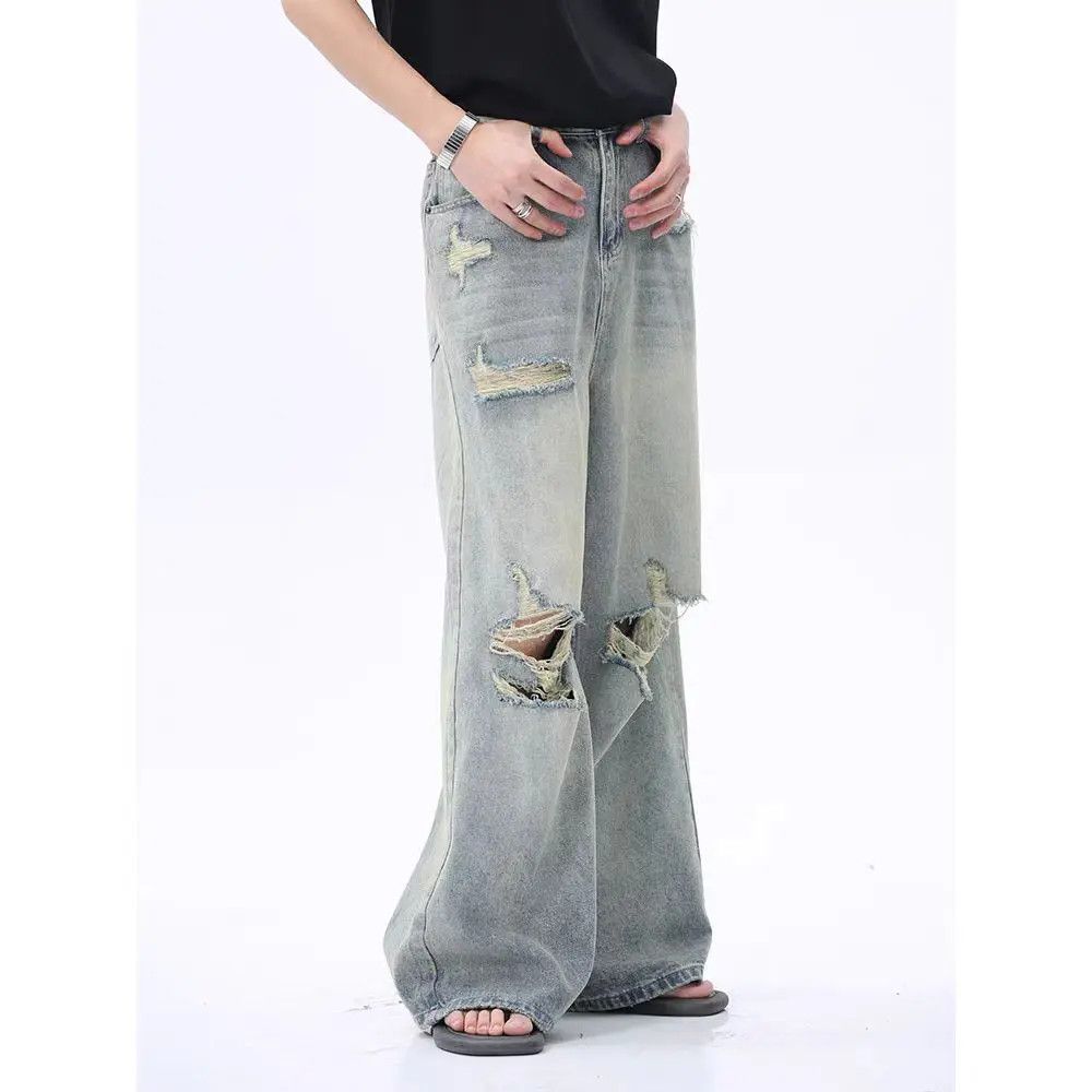 Designer × Japanese Brand Vintage Streetwear Harajuku Loose Casual Pants Size US 33 - 3 Thumbnail
