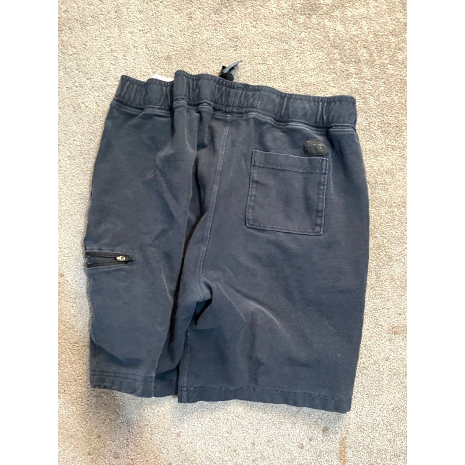 Abercrombie & Fitch Abercrombie & Fitch Mens Sweat Shorts Small Blue Buckle Athletic Elastic Waist Lightweight Activewear Casual Shorts S/M Regular Mens Size US 29 - 2 Thumbnail