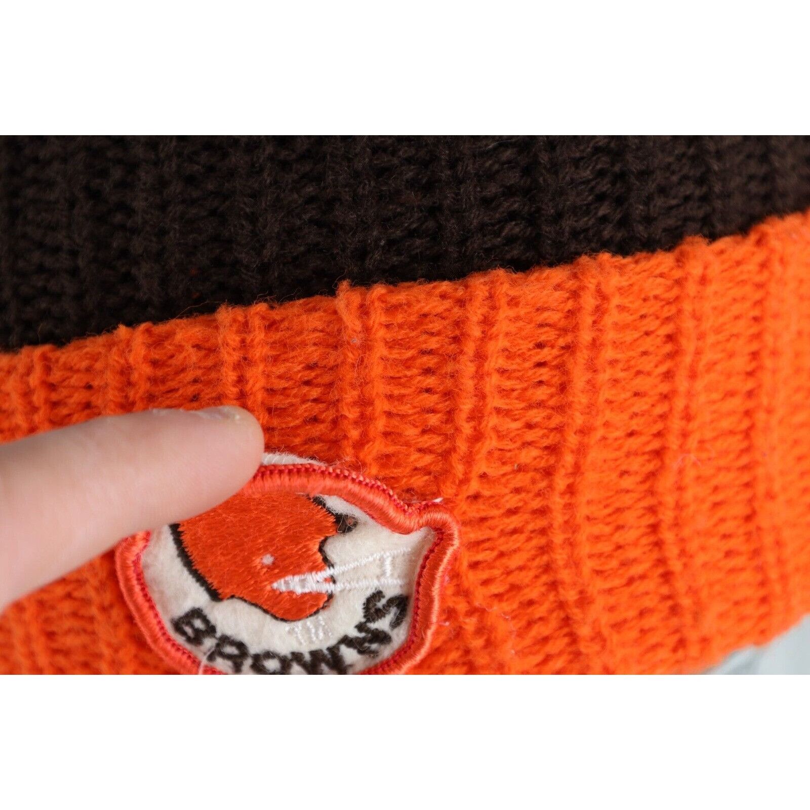 Vintage Vintage 70s Cleveland Browns Football Patch Beanie Size ONE SIZE - 3 Thumbnail
