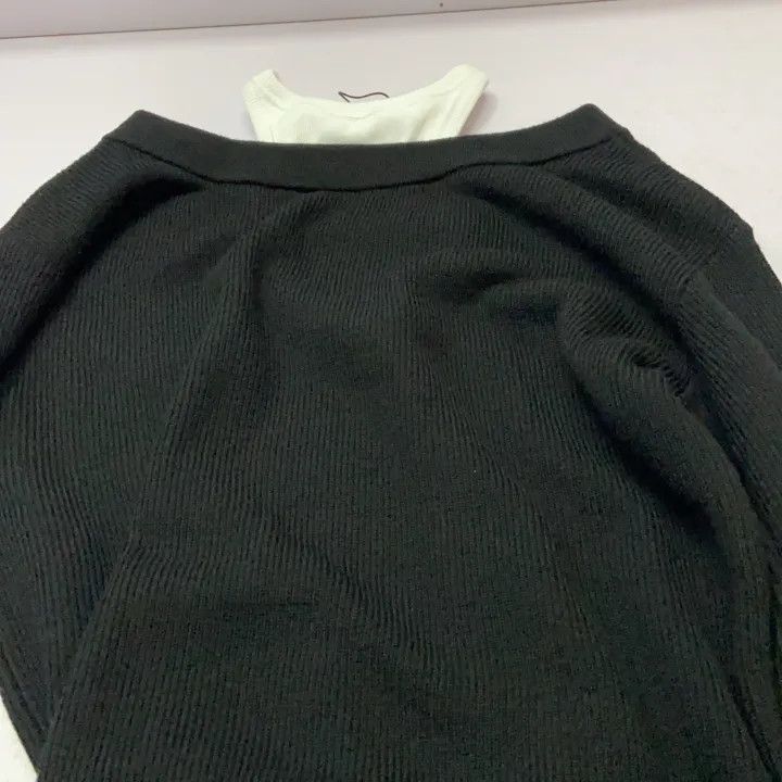 Alexander Wang Alexander Wang Classic Layered V-Neck Long Sleeve Sweater - Size XS / US 0-2 / IT 36-38 - 6 Thumbnail