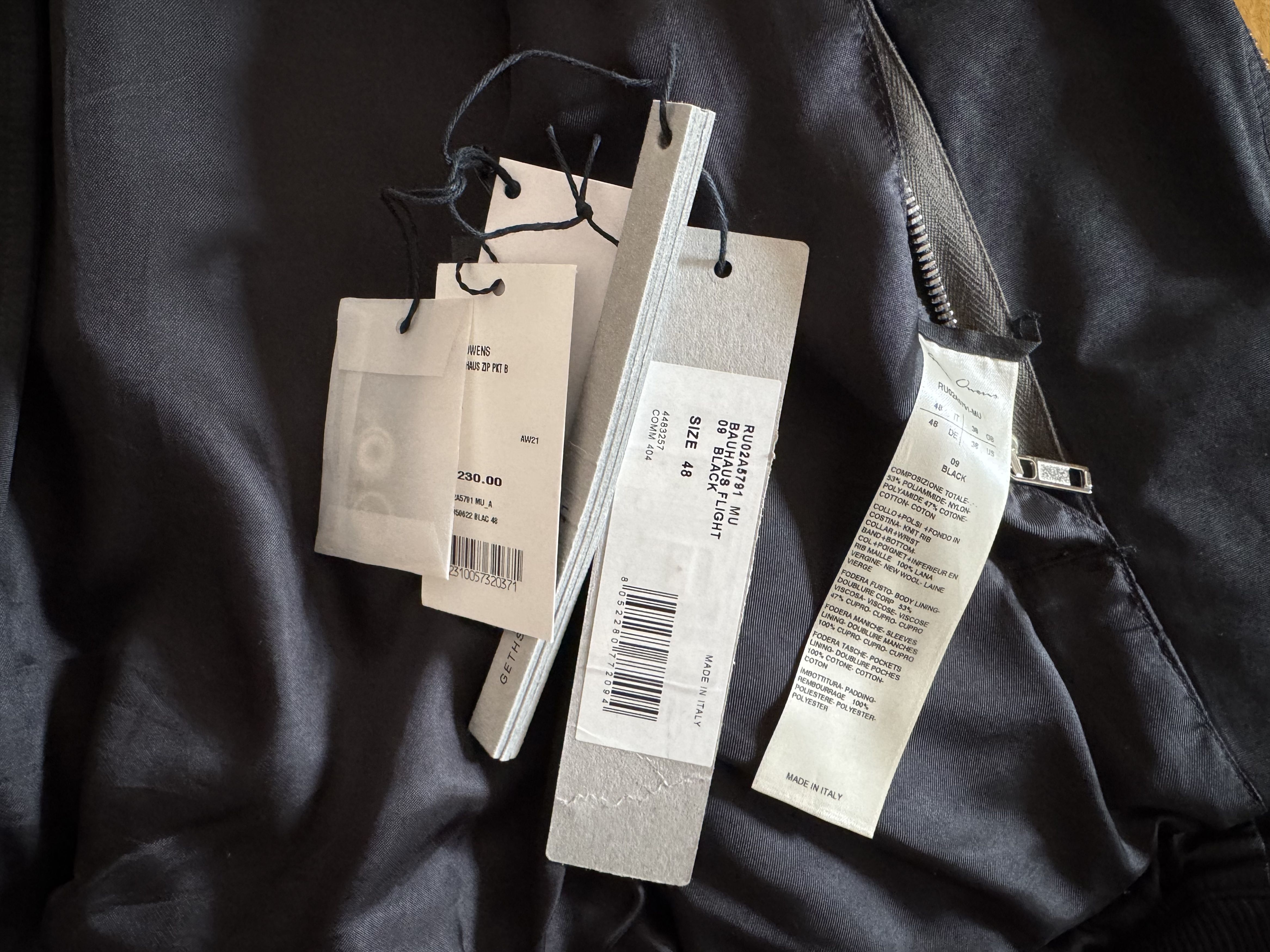Rick Owens Rick Owens Bomber Bauhaus Flight Jacket Size US M / EU 48-50 / 2 - 5 Thumbnail
