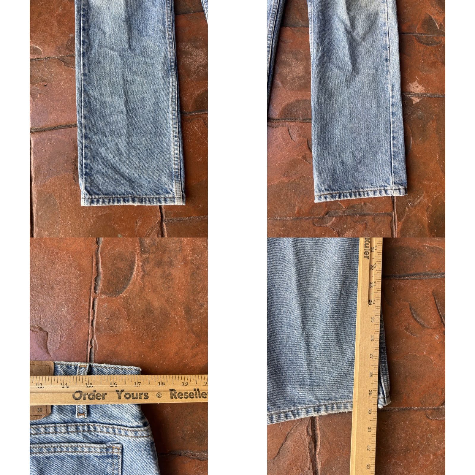 Levi's VINTAGE Levi's 505 Orange Tab Denim Jeans Men’s 34x30 Straight Leg USA Size US 34 / EU 50 - 10 Thumbnail