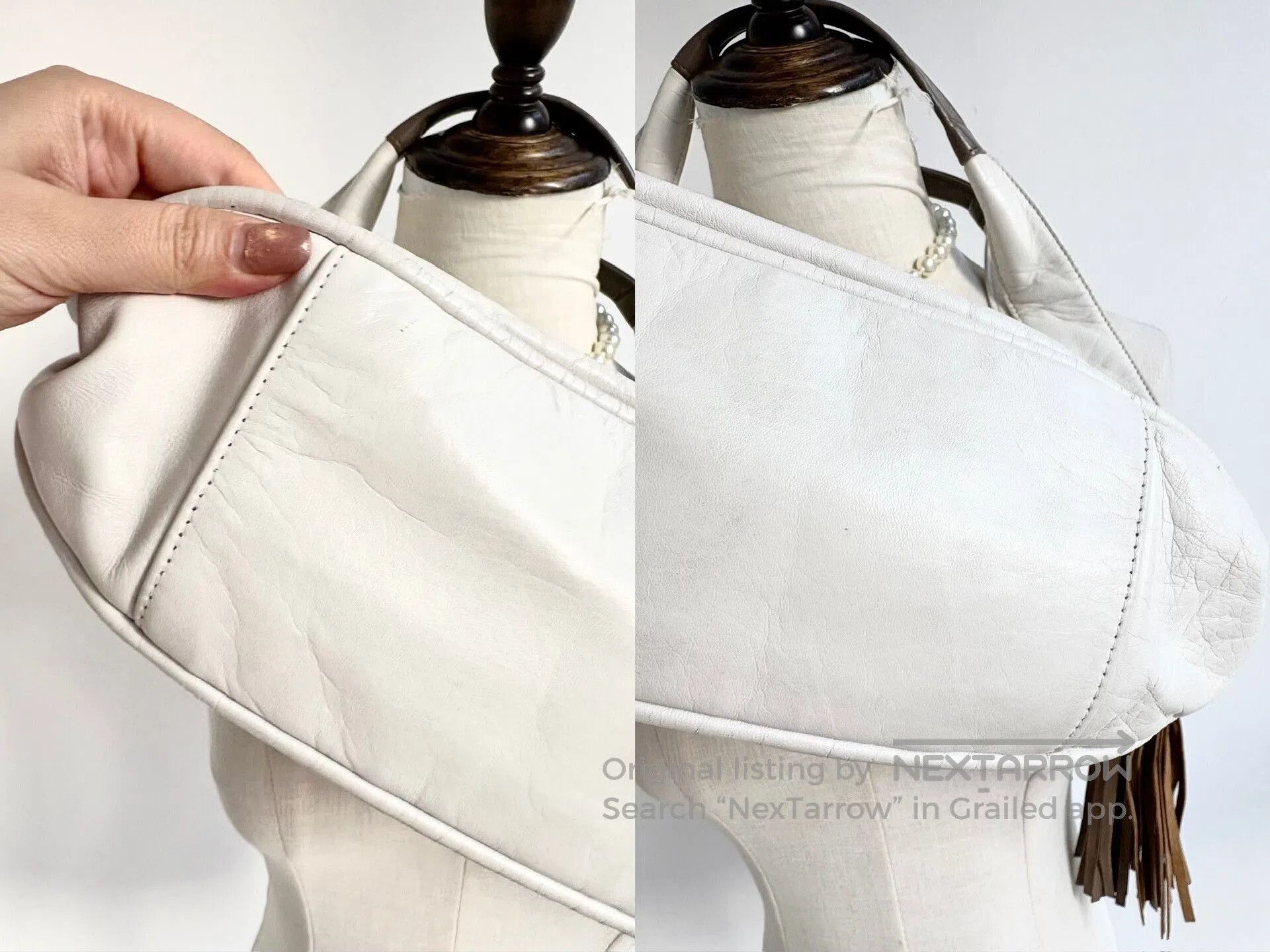Vivienne Westwood Vivienne Westwood White Fringe Bag. Size ONE SIZE - 4 Thumbnail