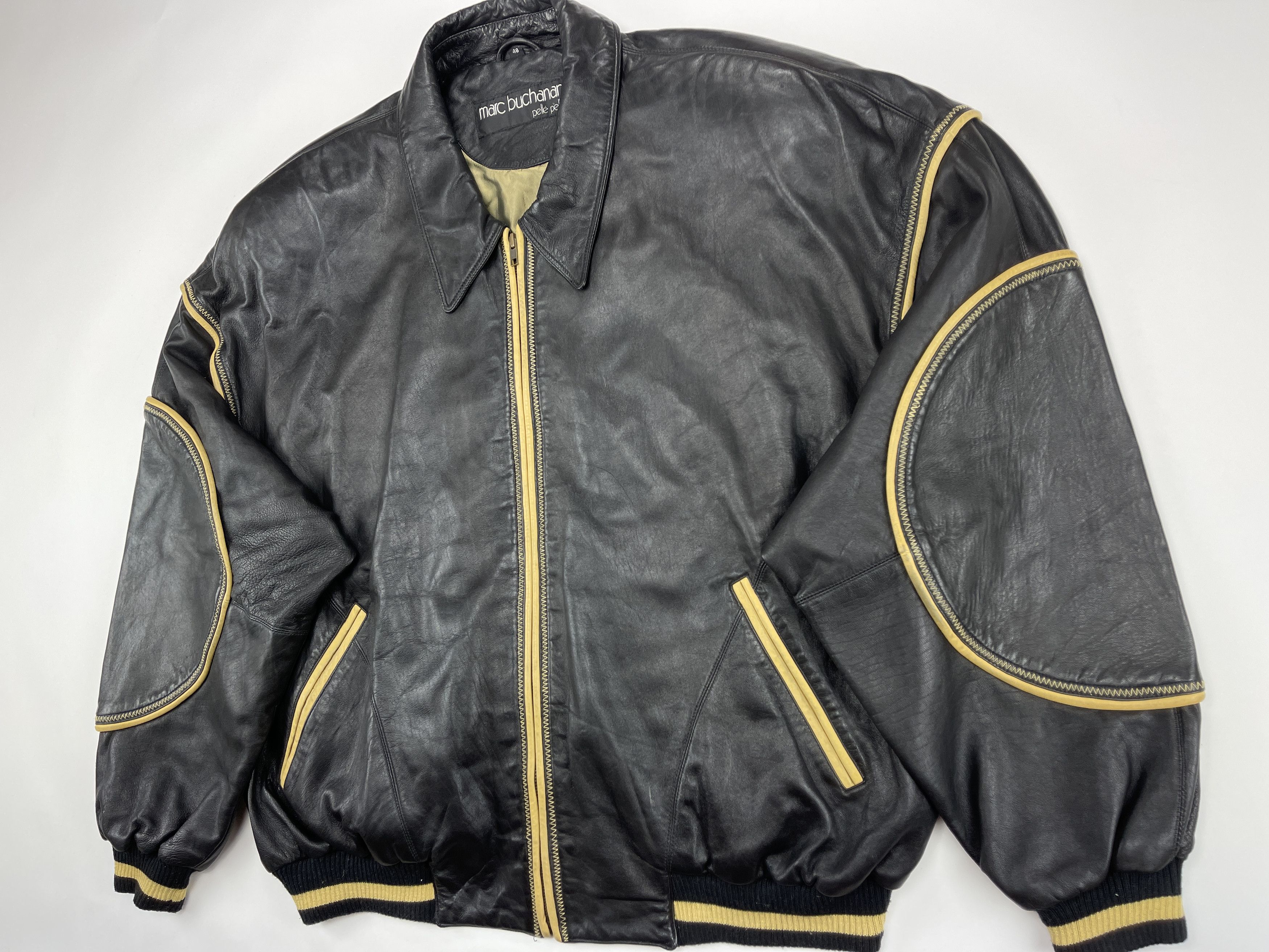 Pelle Pelle Pelle Pelle leather jacket Soda Club vintage Marc Buchanan L Size US L / EU 52-54 / 3 - 13 Thumbnail