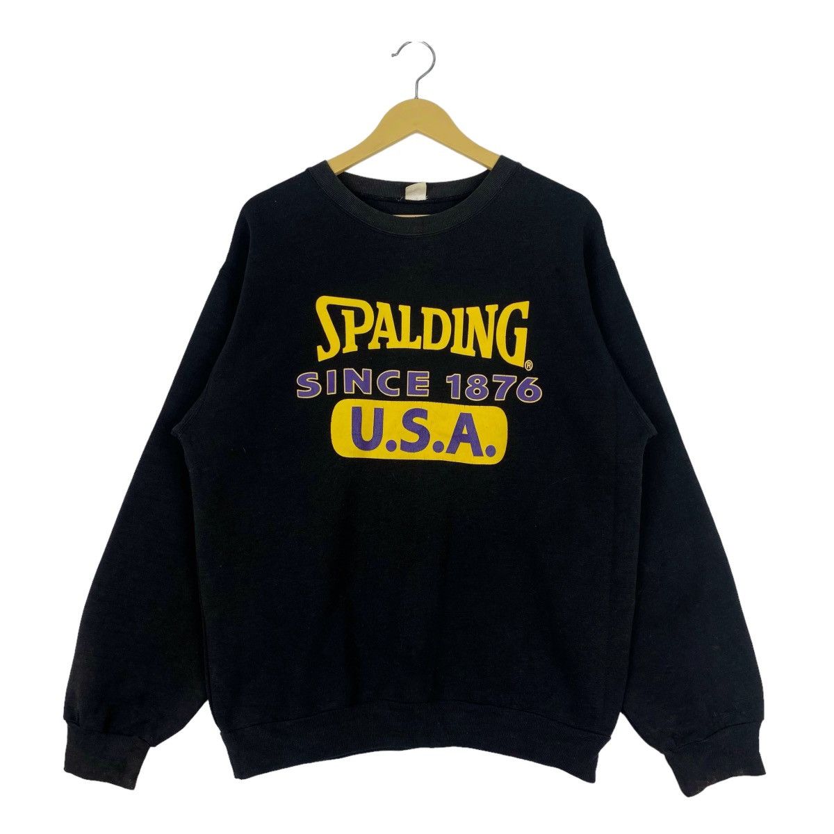 Spalding Spalding Sweatshirt Crewneck Pullover Jumper Size US L / EU 52-54 / 3 - 1 Thumbnail