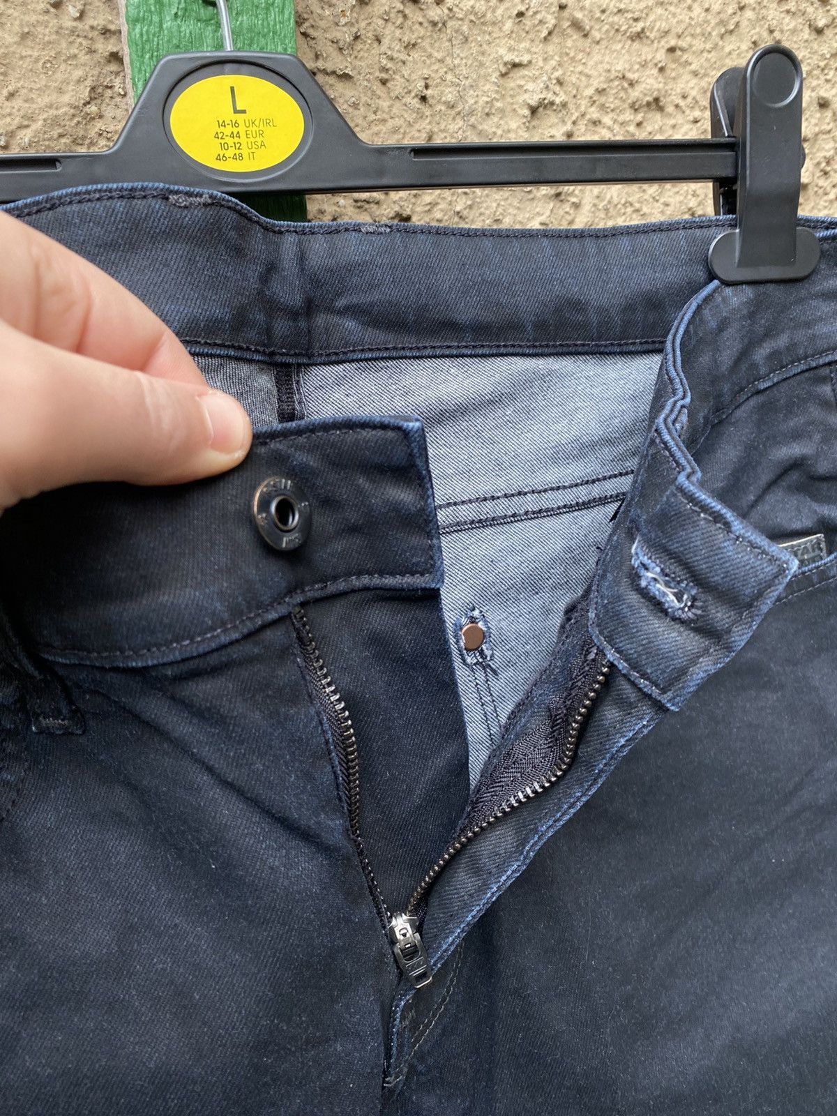 G-Star G Star Raw Revend Super Slim Waxed Denim Jeans Pants 32/32 Size US 32 / EU 48 - 8 Thumbnail