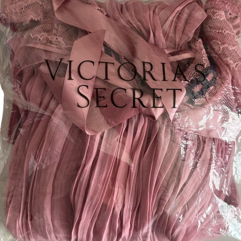 Victoria's Secret Victoria's Secret Very Sexy Muave Pleated Babydoll Set, M Size ONE SIZE - 11 Thumbnail