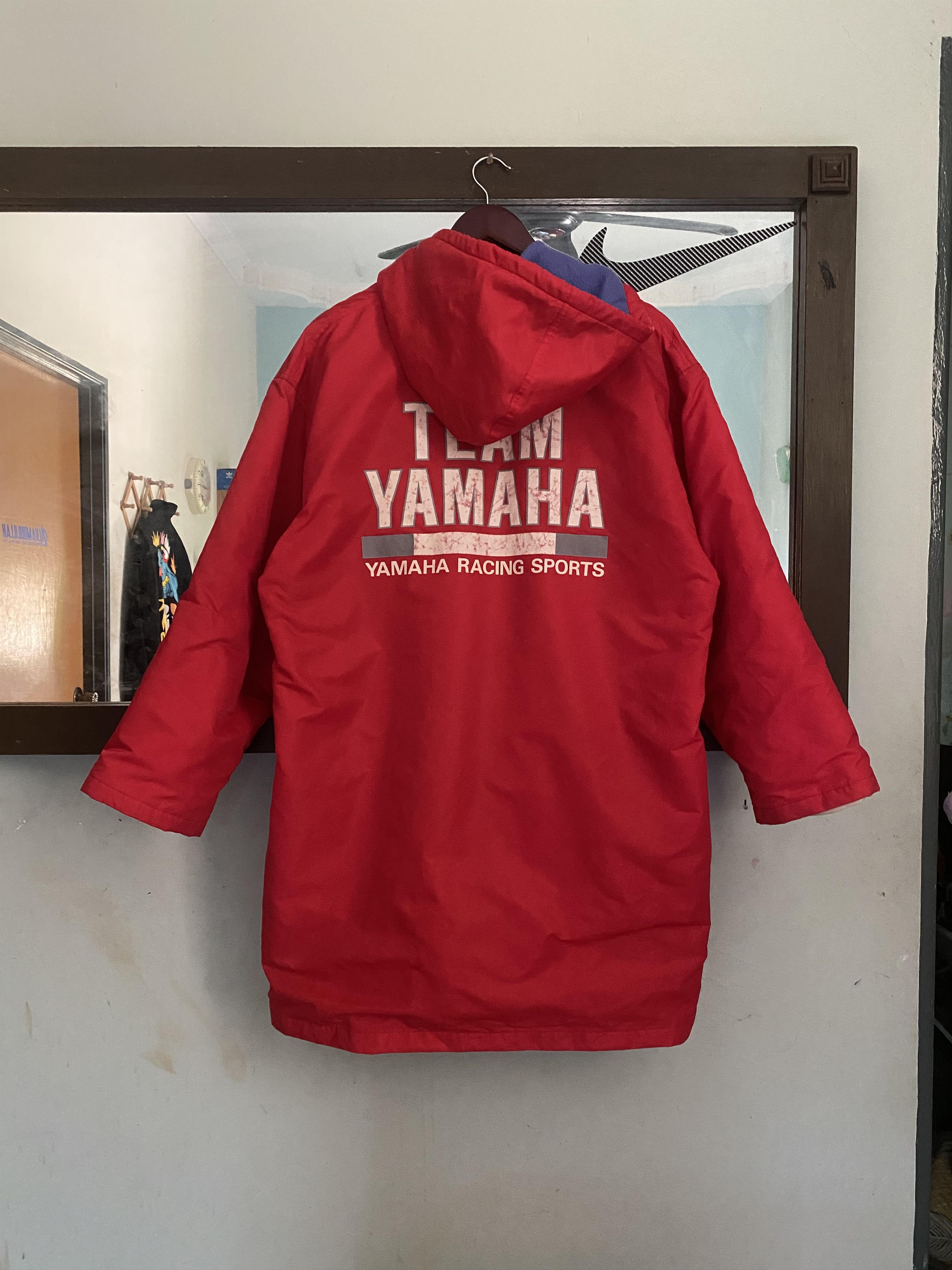 Vintage Yamaha Racing Sports Button Hoodie Jacket