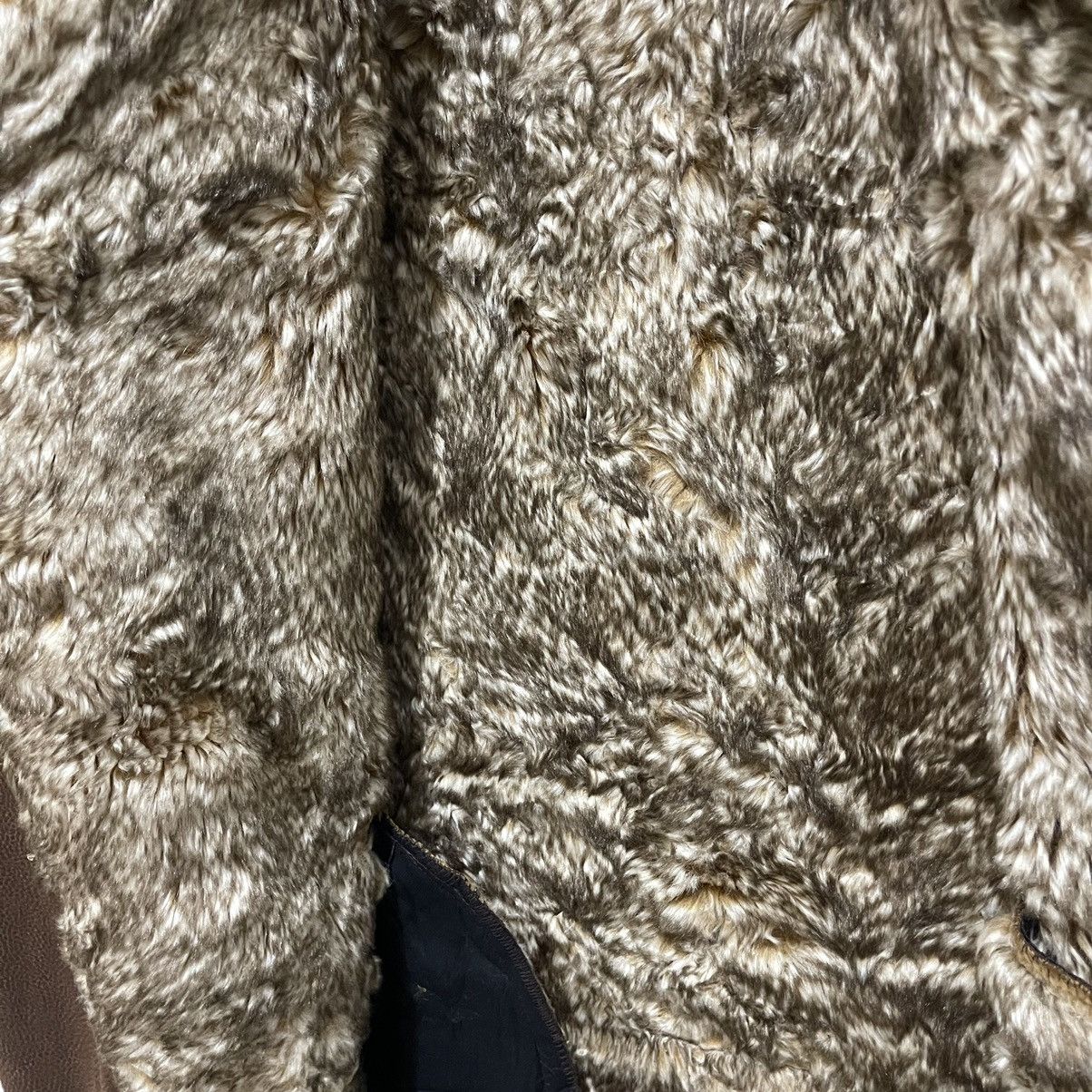 Pazzo Pazzo Denim Store Faux Fur Coat Jacket Size L / US 10 / IT 46 - 22 Thumbnail