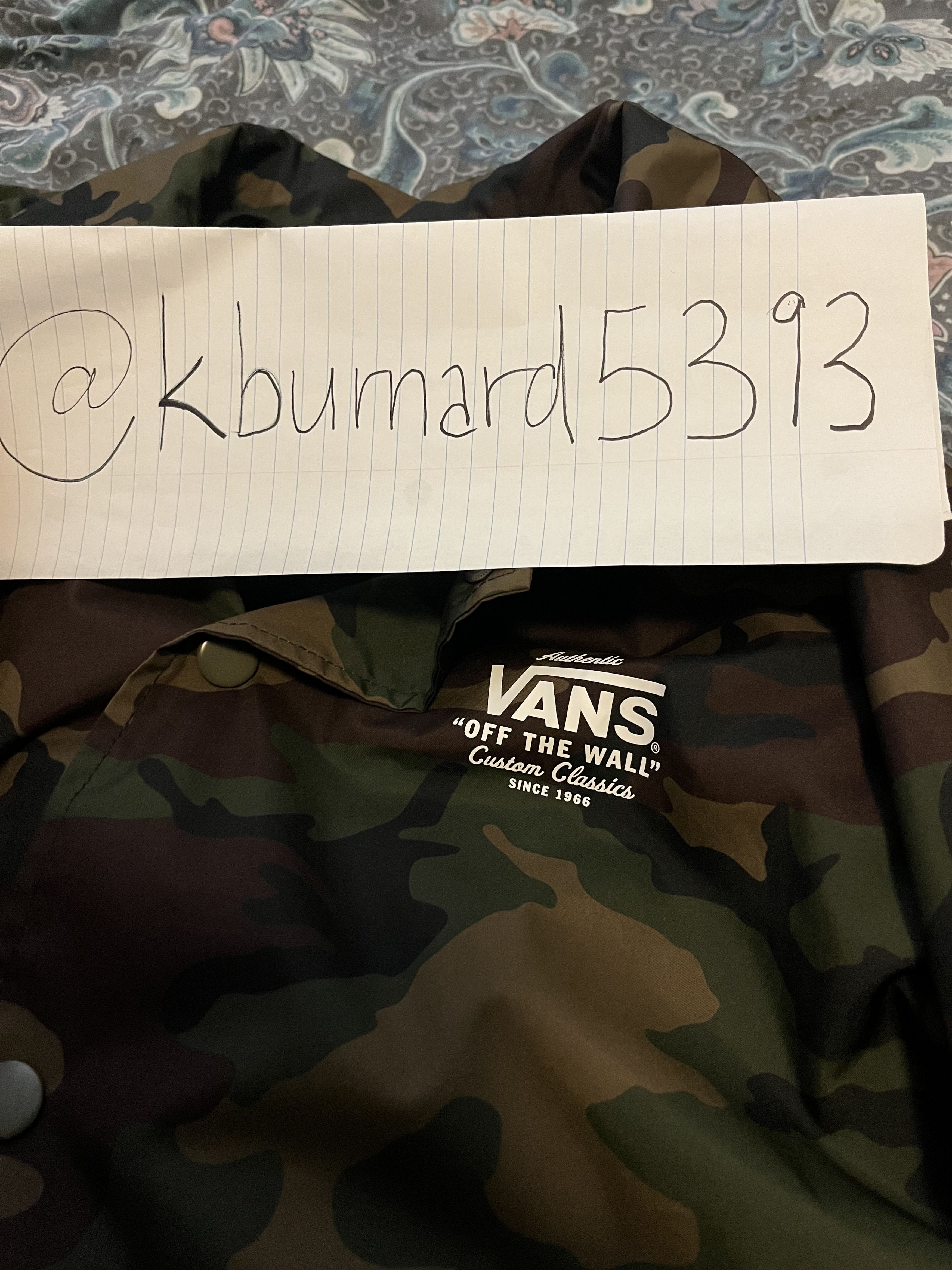 Vans Vans Windbreaker Size US M / EU 48-50 / 2 - 4 Thumbnail