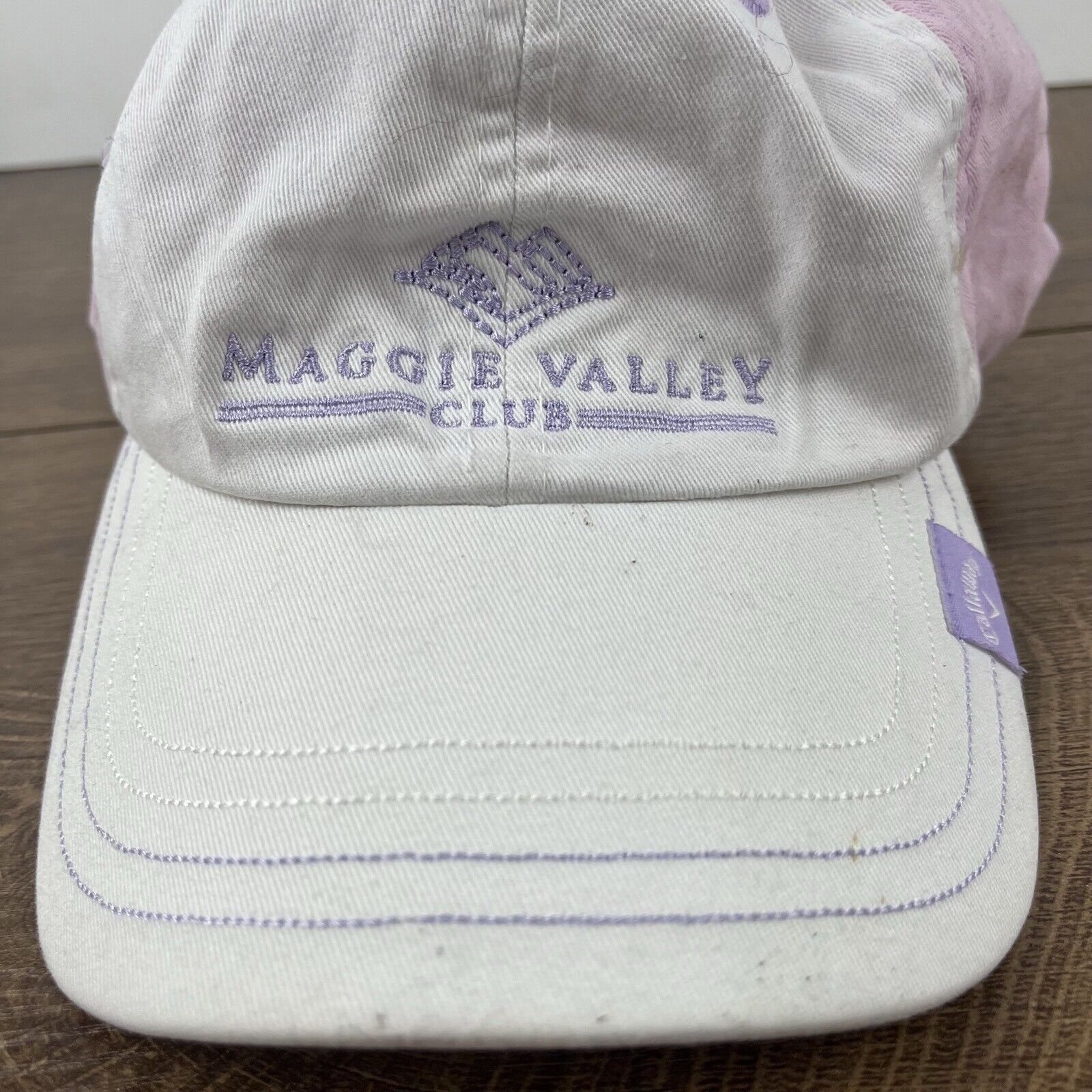 Other Maggie Valley Club Hat Adjustable Hat White Adjustable Hat W Size ONE SIZE - 7 Thumbnail