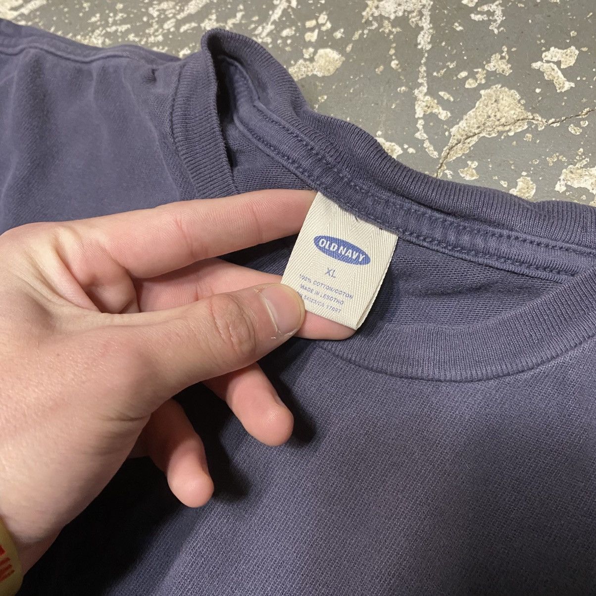 Old Navy × Vintage Vintage Old Navy Striped Blank Long Sleeve Tshirt Size US XL / EU 56 / 4 - 4 Thumbnail