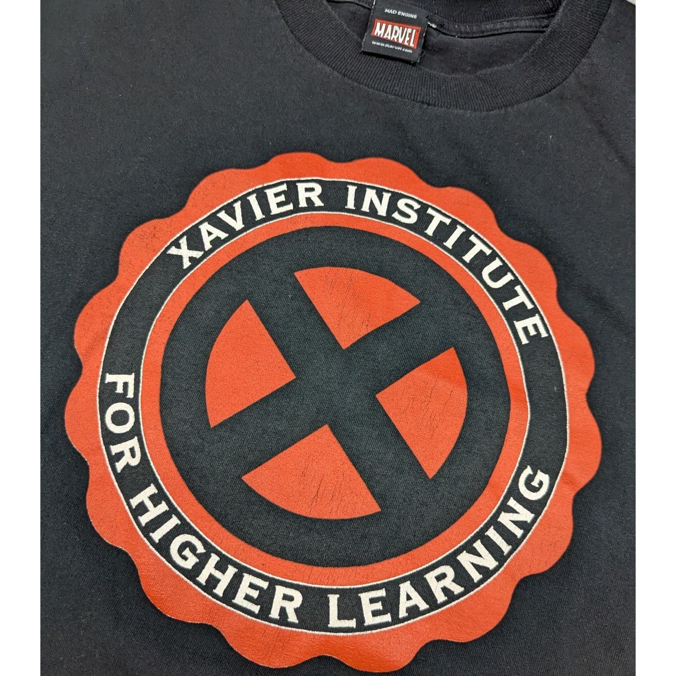 Mad Engine × Marvel Comics × Vintage Mid 2000s Marvel Mad Engine Xavier Institute logo t-shirt Size US L / EU 52-54 / 3 - 3 Thumbnail